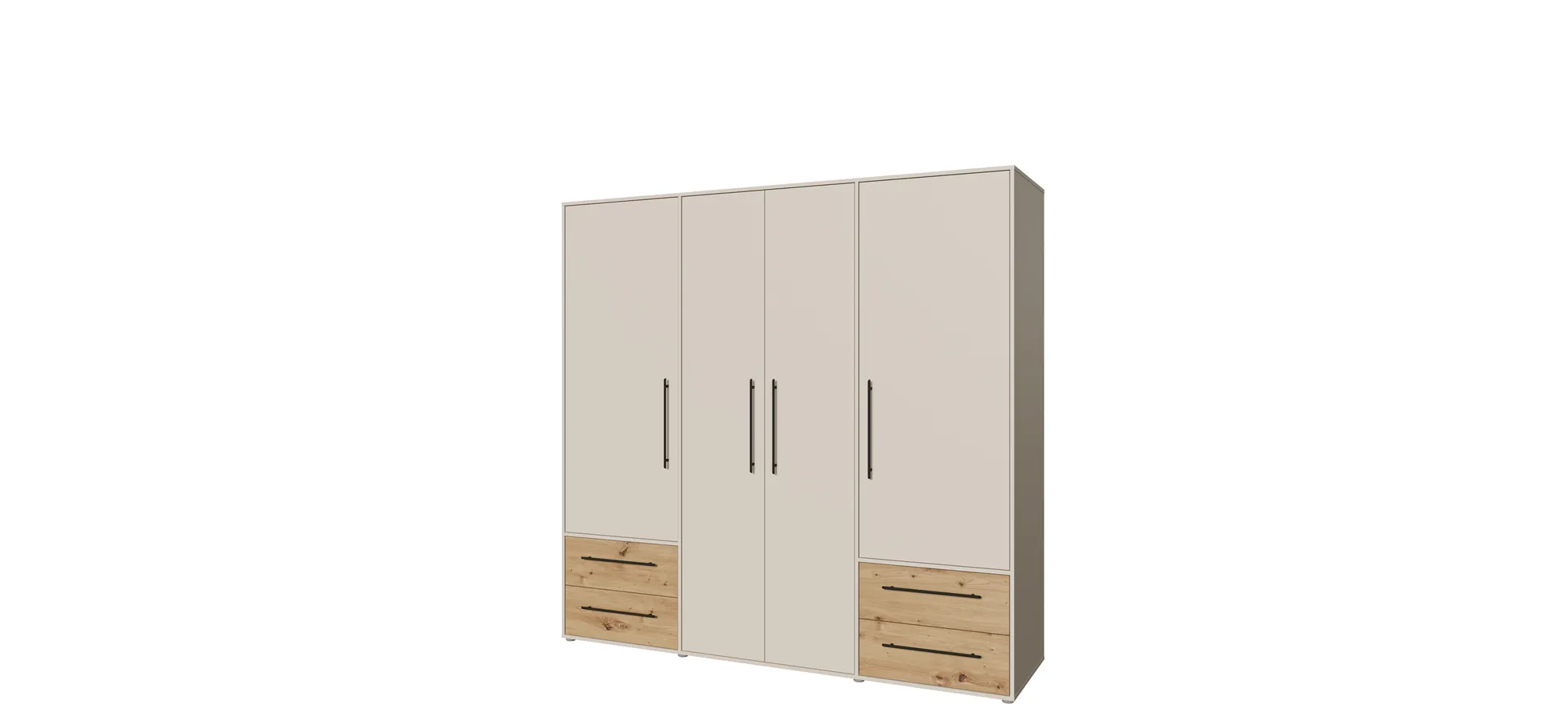 Drehtürenschrank, Dekor sand - Fathie