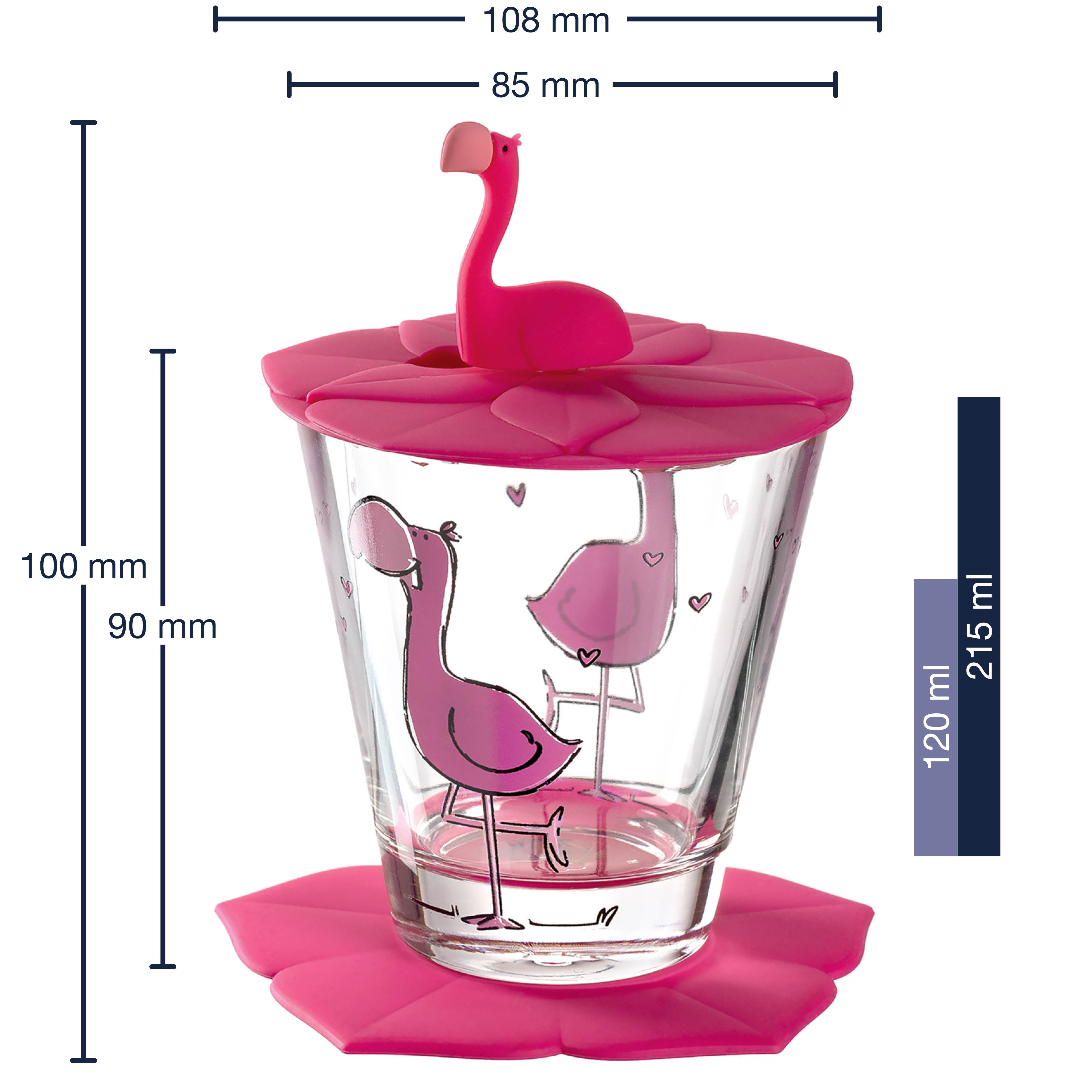 Kindertrinkset Flamingo,3-Tlg. - TRINKSET