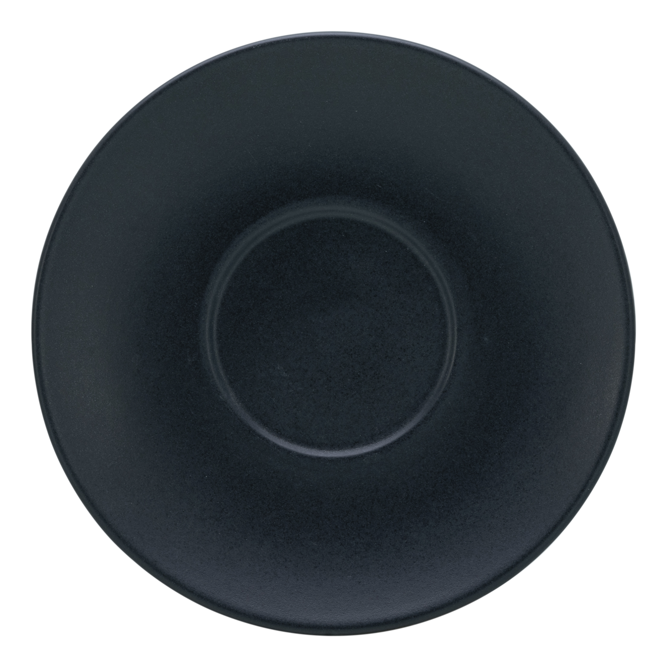 Kaffee-/Cappuccinountertasse - Uno Natural, schwarz, 14,9cm