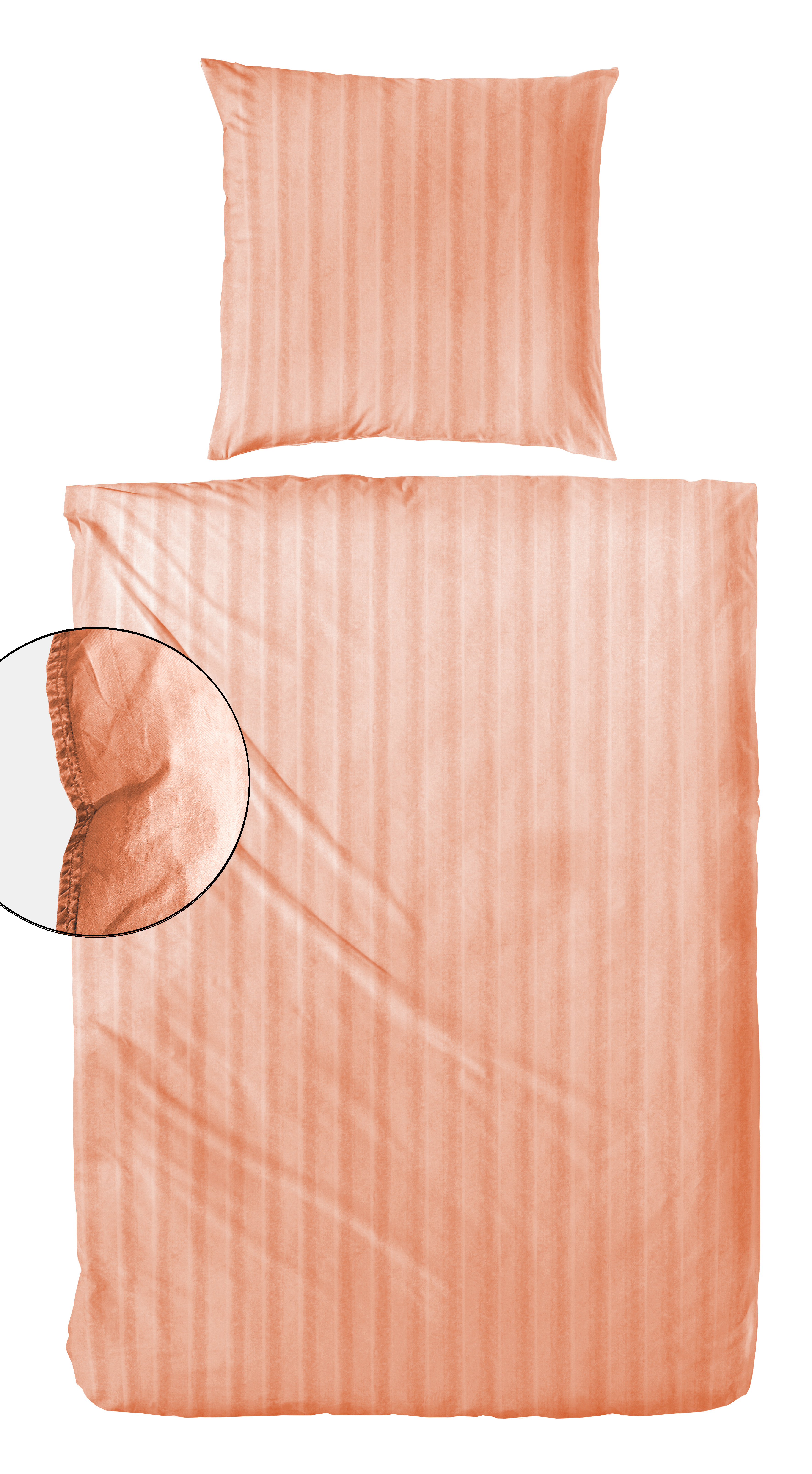 Renforce-Bettwäsche stonewashed Style - 135x200cm