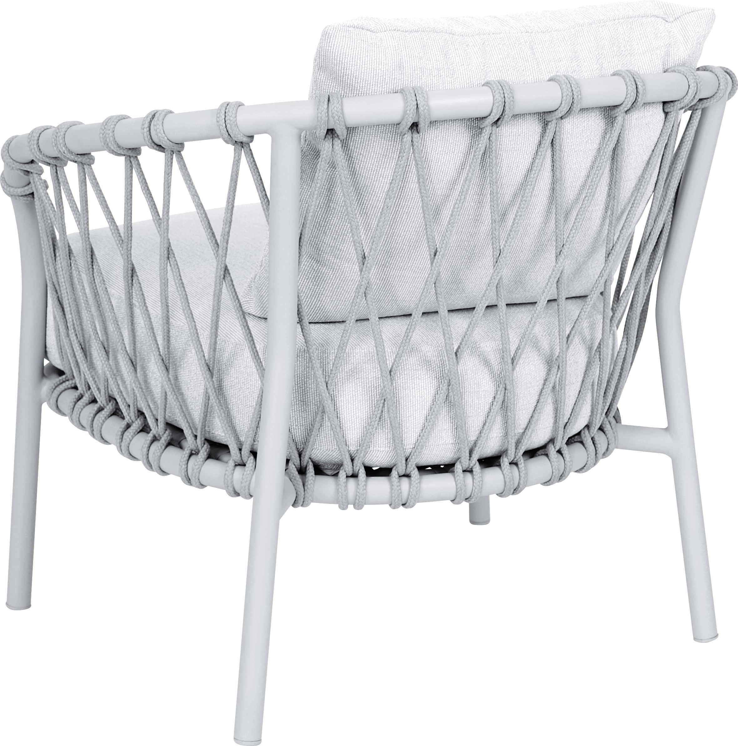 Lounge Sessel, Kordel greige - Klea