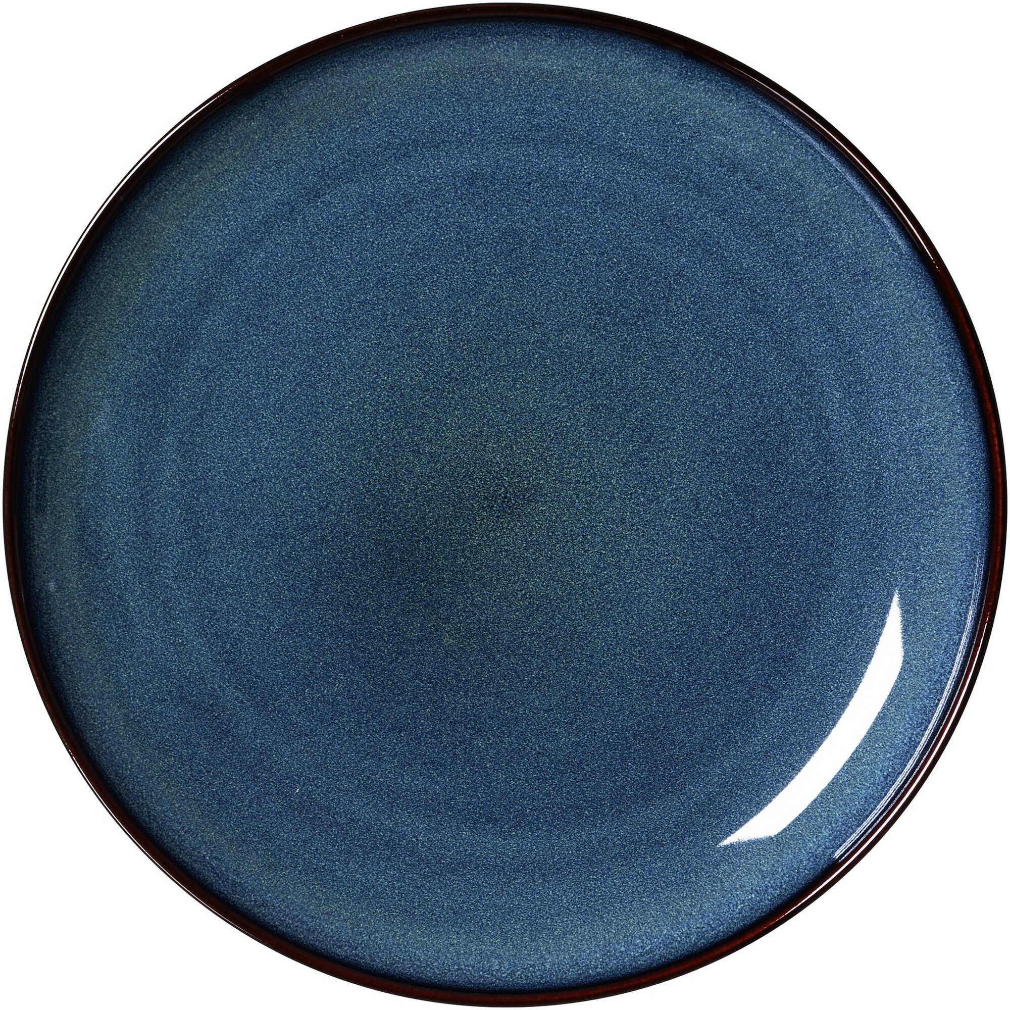 Frühstücksteller Bali - steinzeug, blau, 20,5cm