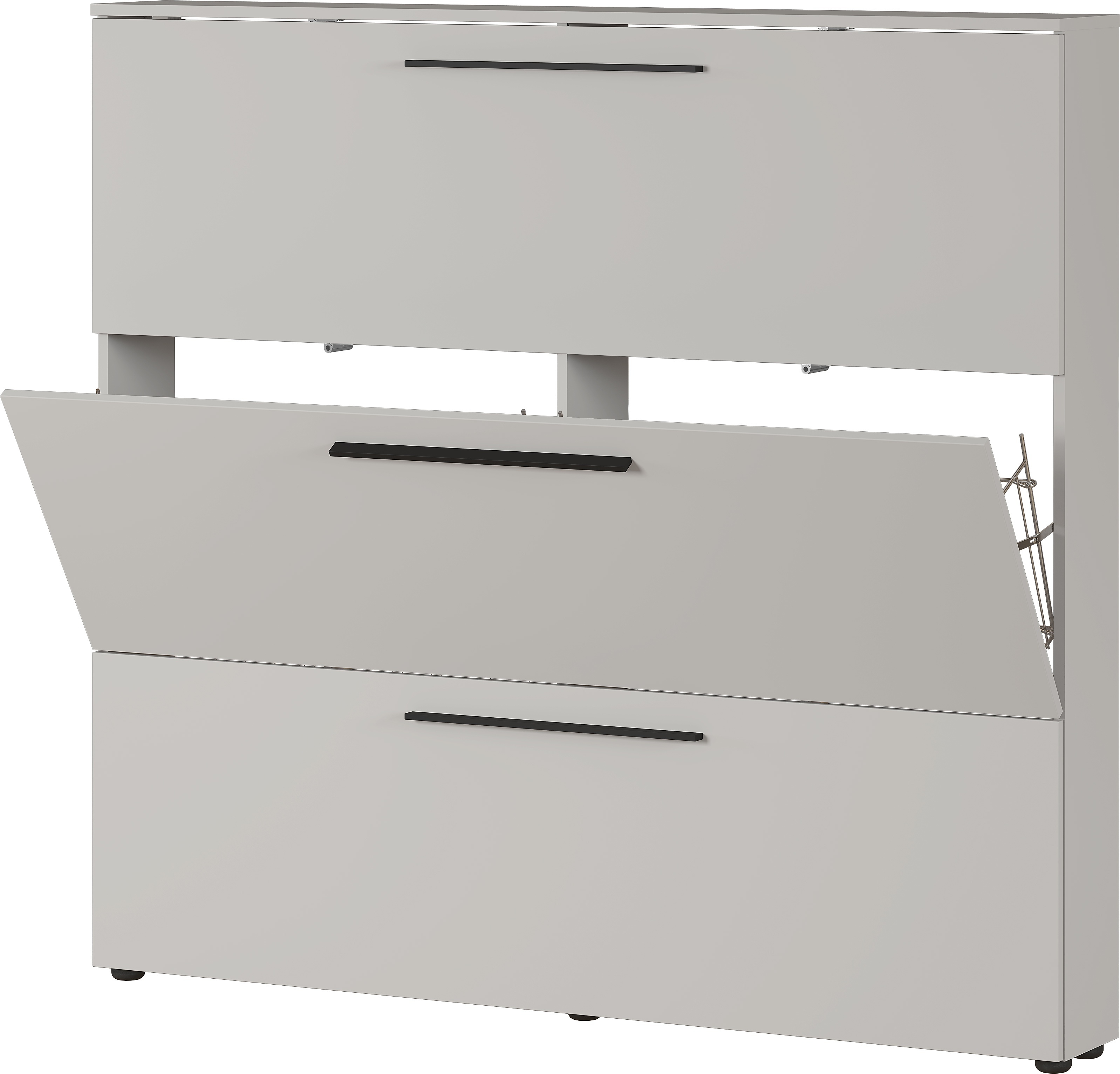 Schuhschrank, Farbe Kaschmir, 3 Klappen - Gelja