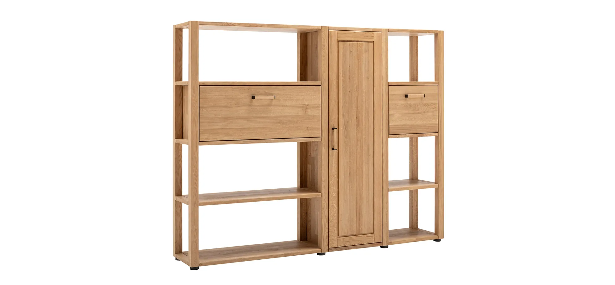 Highboard, Eiche massiv, legno geölt - Elara