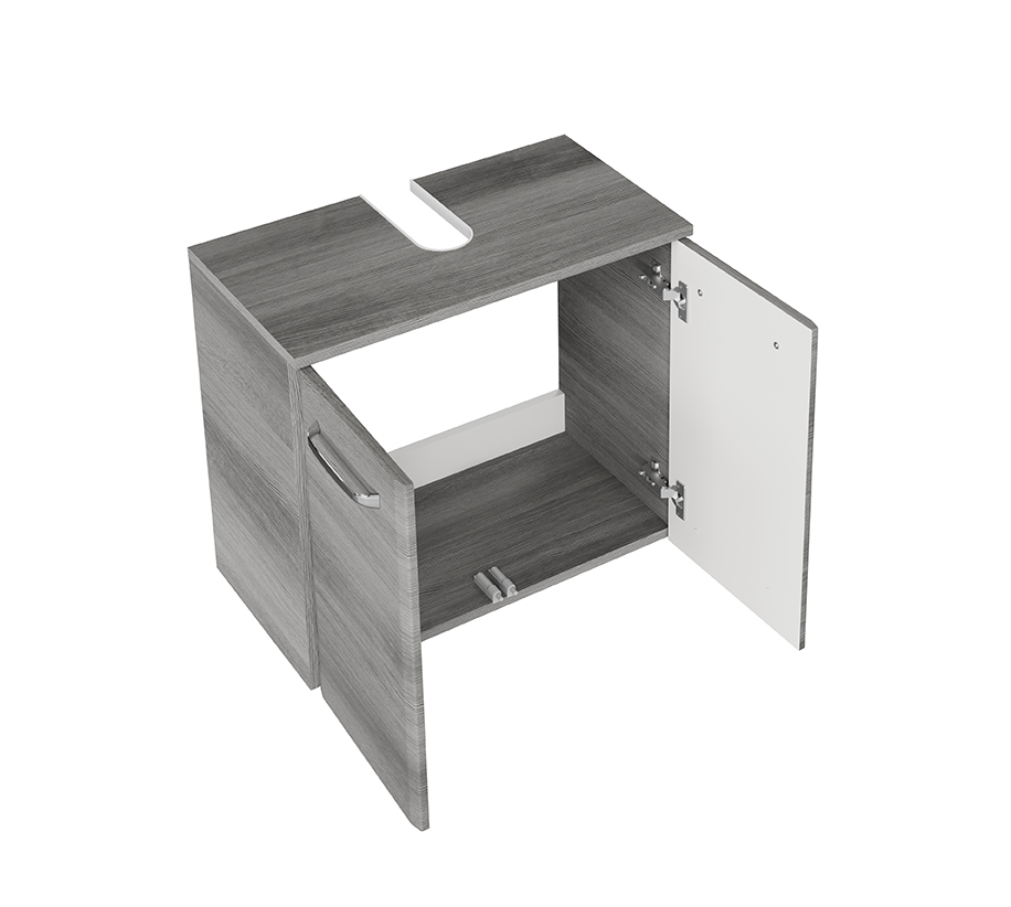 WB-Unterschrank, graphit, 2 Türen - QUICKSET - 328