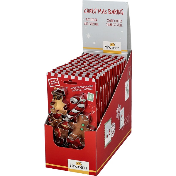 Ausstecherset Dear Santa - 5 Ausstecher aus Edelstahl