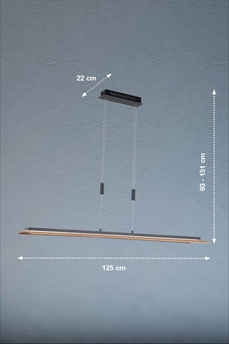 Pendelleuchte - Shine Wood