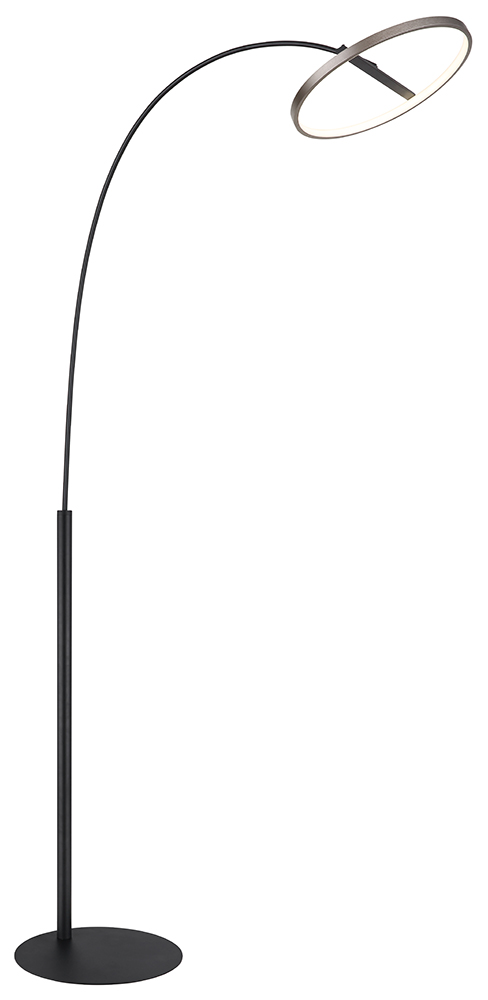 Stehleuchte DELLA - Metall schwarz matt, LED