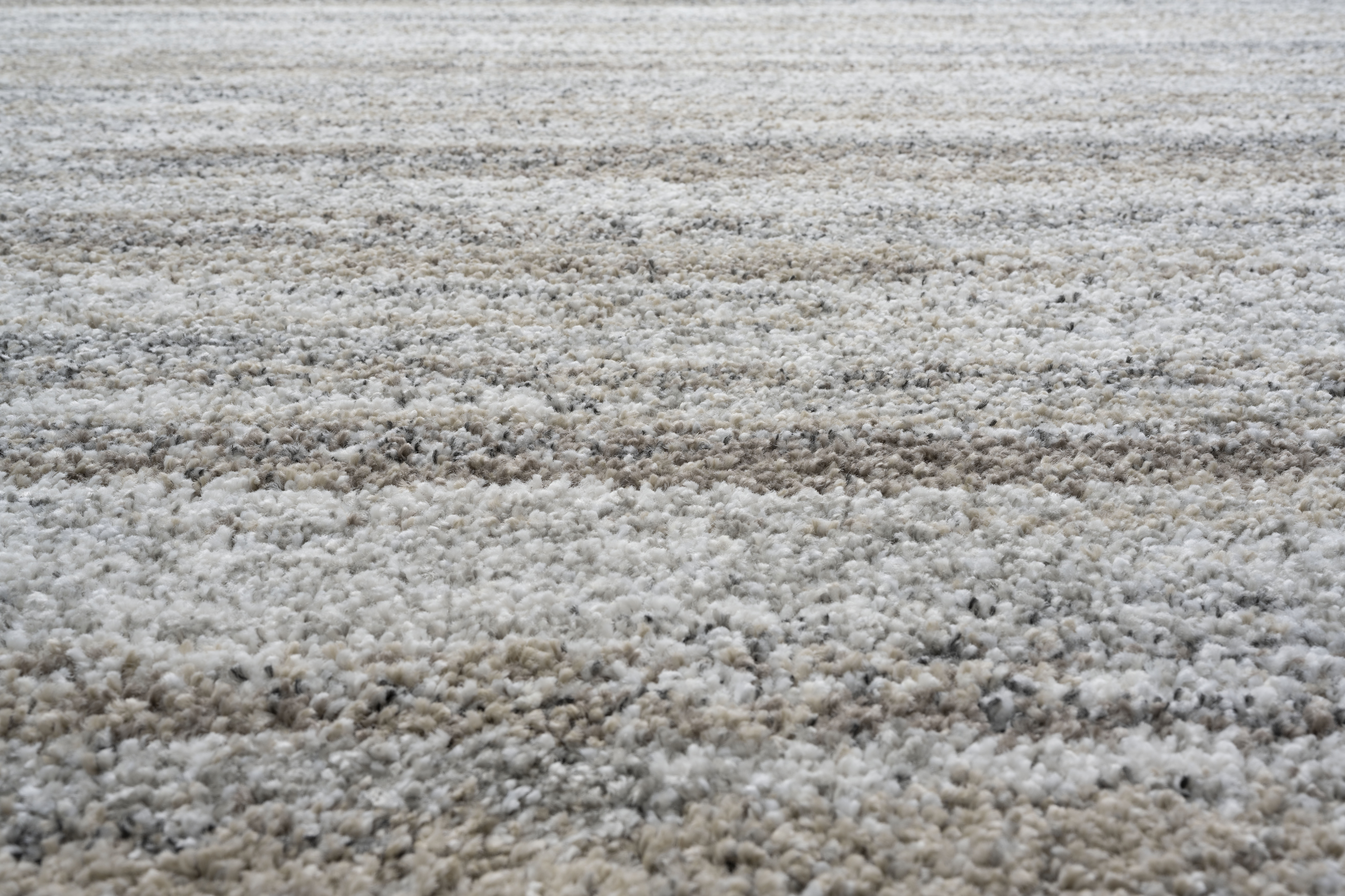 Webteppich, weiß-braun-grau, 80x150 cm - Rehari