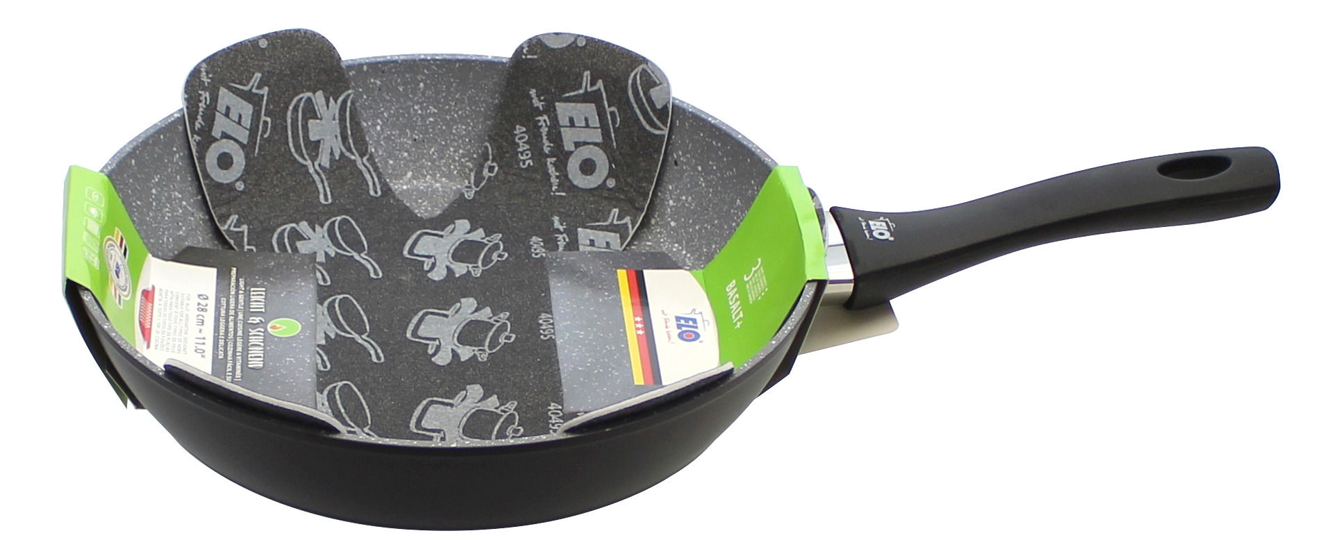 Bratpfanne Basalt+ - 28cm, inkl. Pfannenschoner