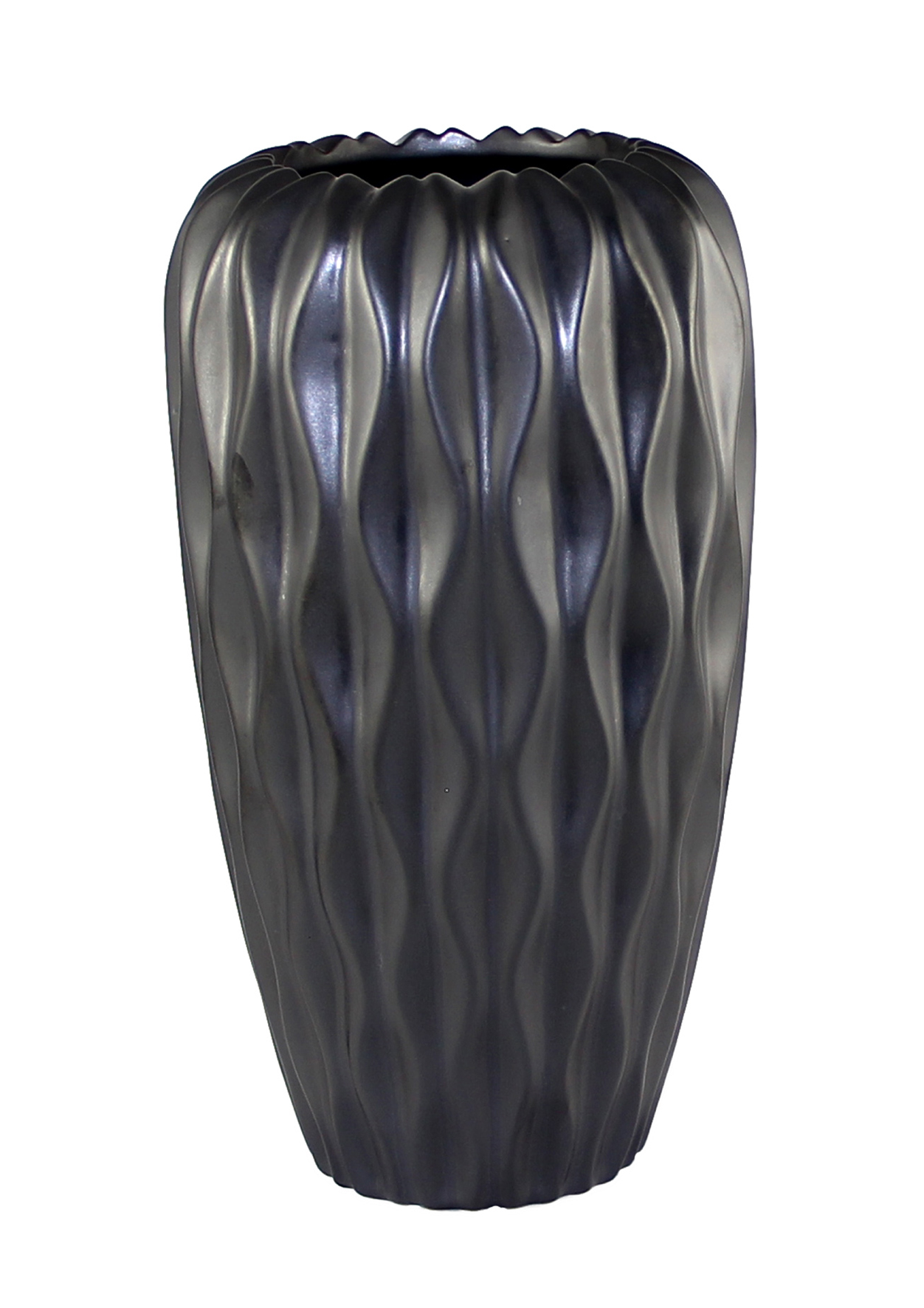 Vase Baku - effekt-graphit 20,5cm Ø, 35cm Hoch