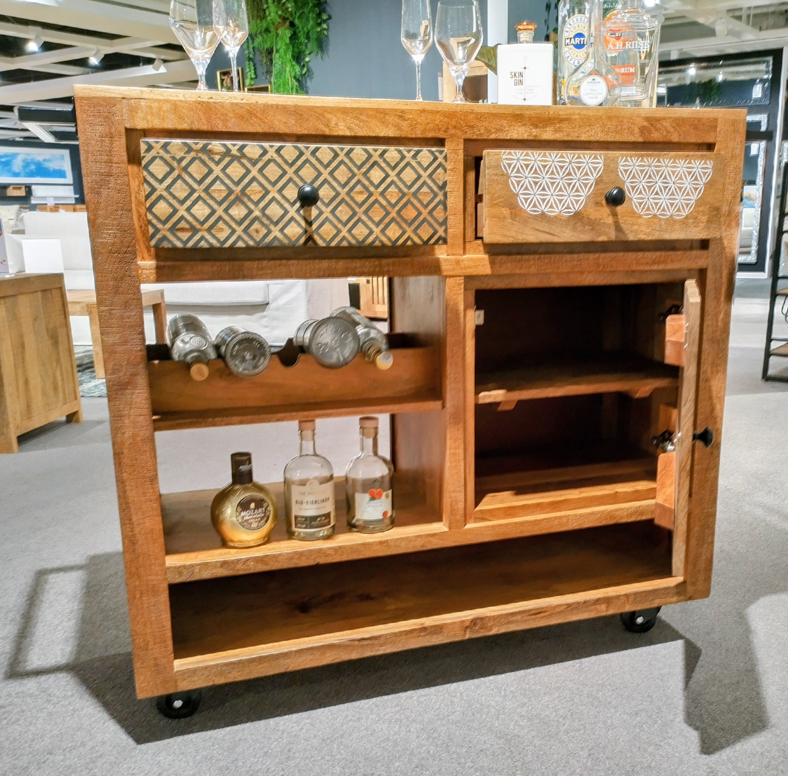 Küchenwagen, Mangoholz - MyStyle 1008