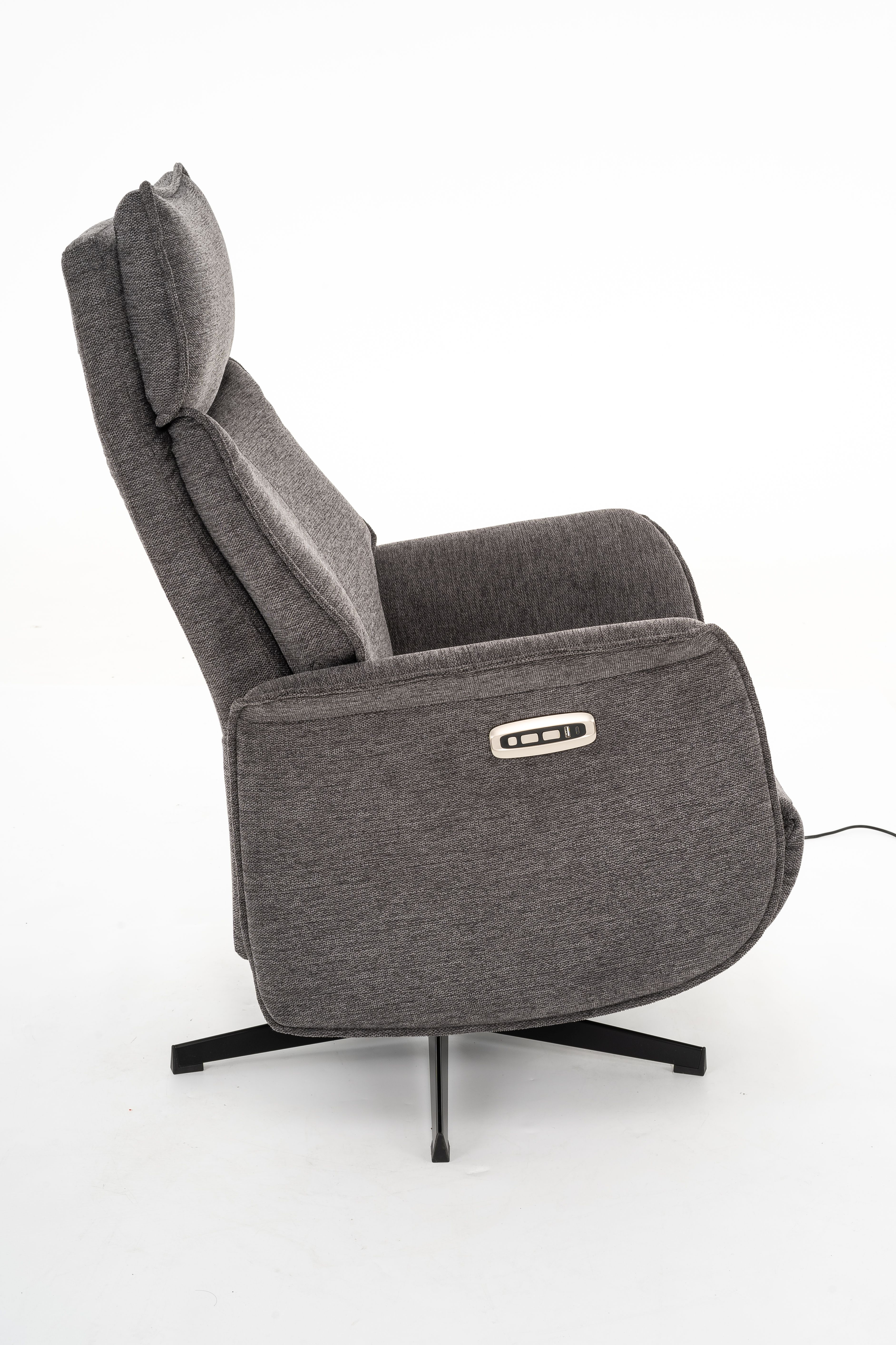 Relaxsessel, Stoff anthrazit - KS26 Fabrizia