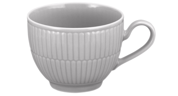 Kaffeeobertasse - Amina Silbergrau uni