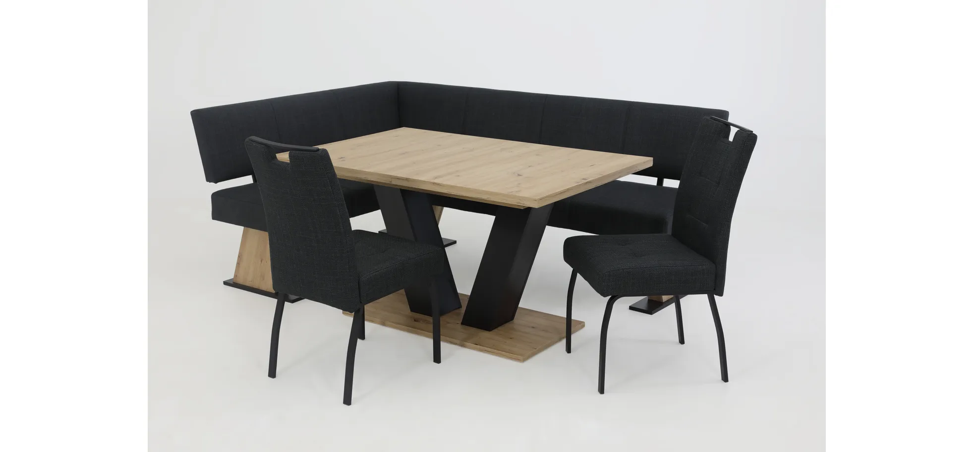 Vierfußstuhl, Webstoff Anthrazit - MyStyle 4014