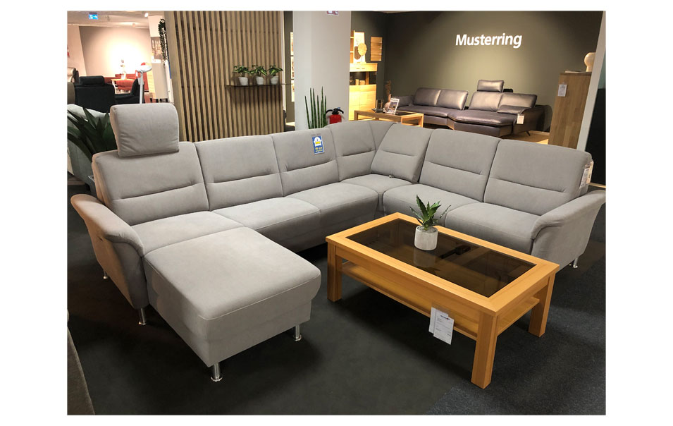 Ecksofa, Bezug Lavado fresh granit - KS 996821