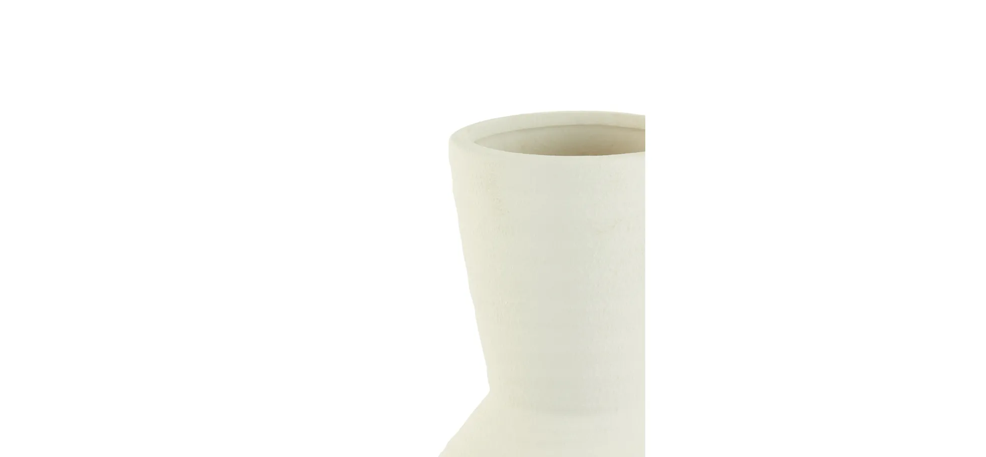 Deko-Vase - HØ ca. 40,5x18,5 cm, Creme