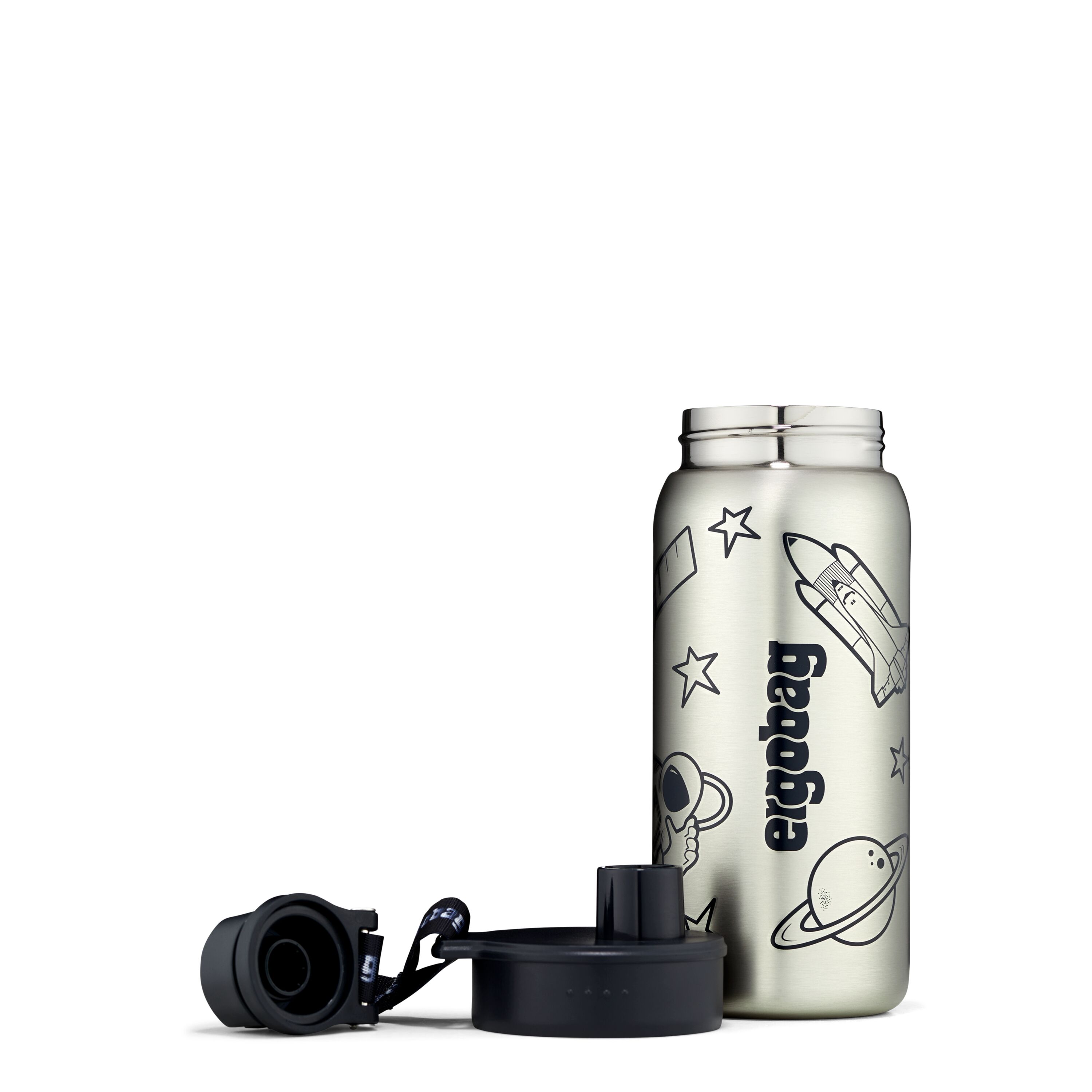 egobag Trinkflasche, Schwarz - ergobag