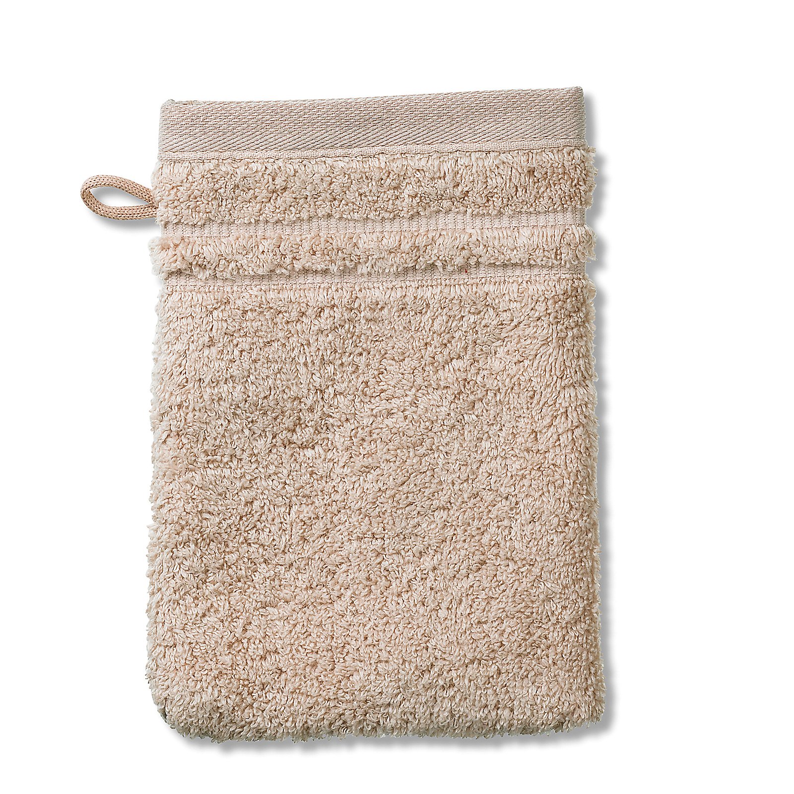 Waschhandschuh Leonora 21x15 cm - 100%Baumwolle Premium wolkenrosa