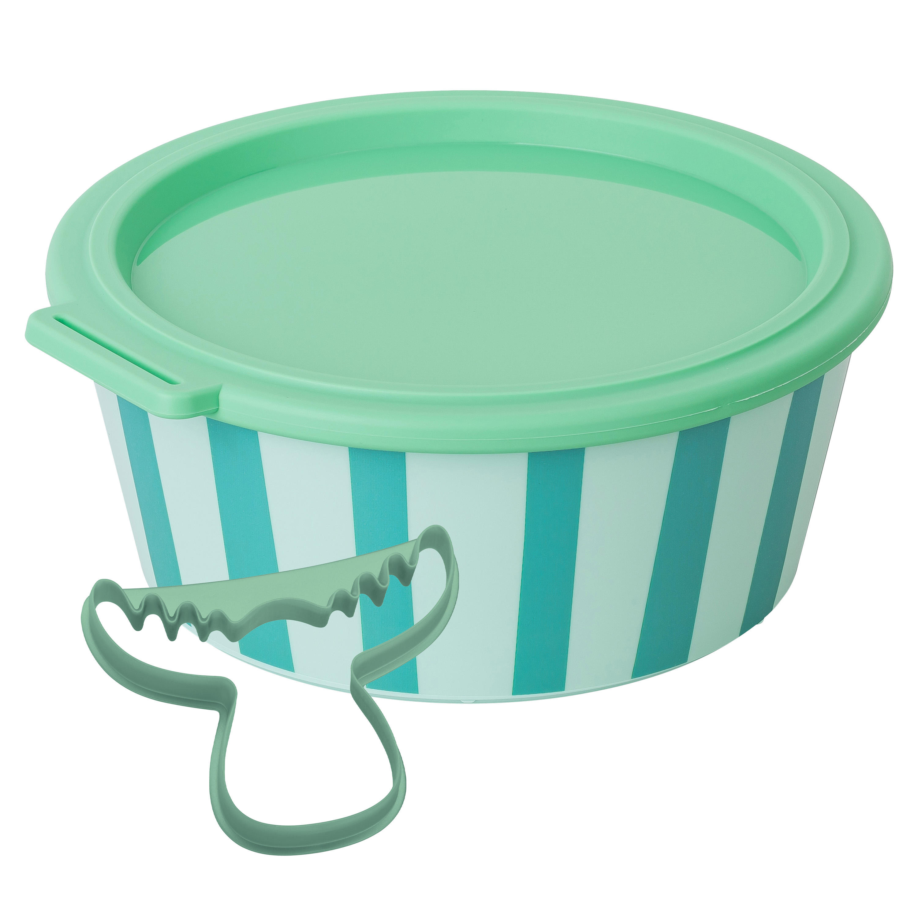 Nora Box "Stripes"inkl. Gratiszugabe - Schale mit Deckel+Ausstecher Rudolf