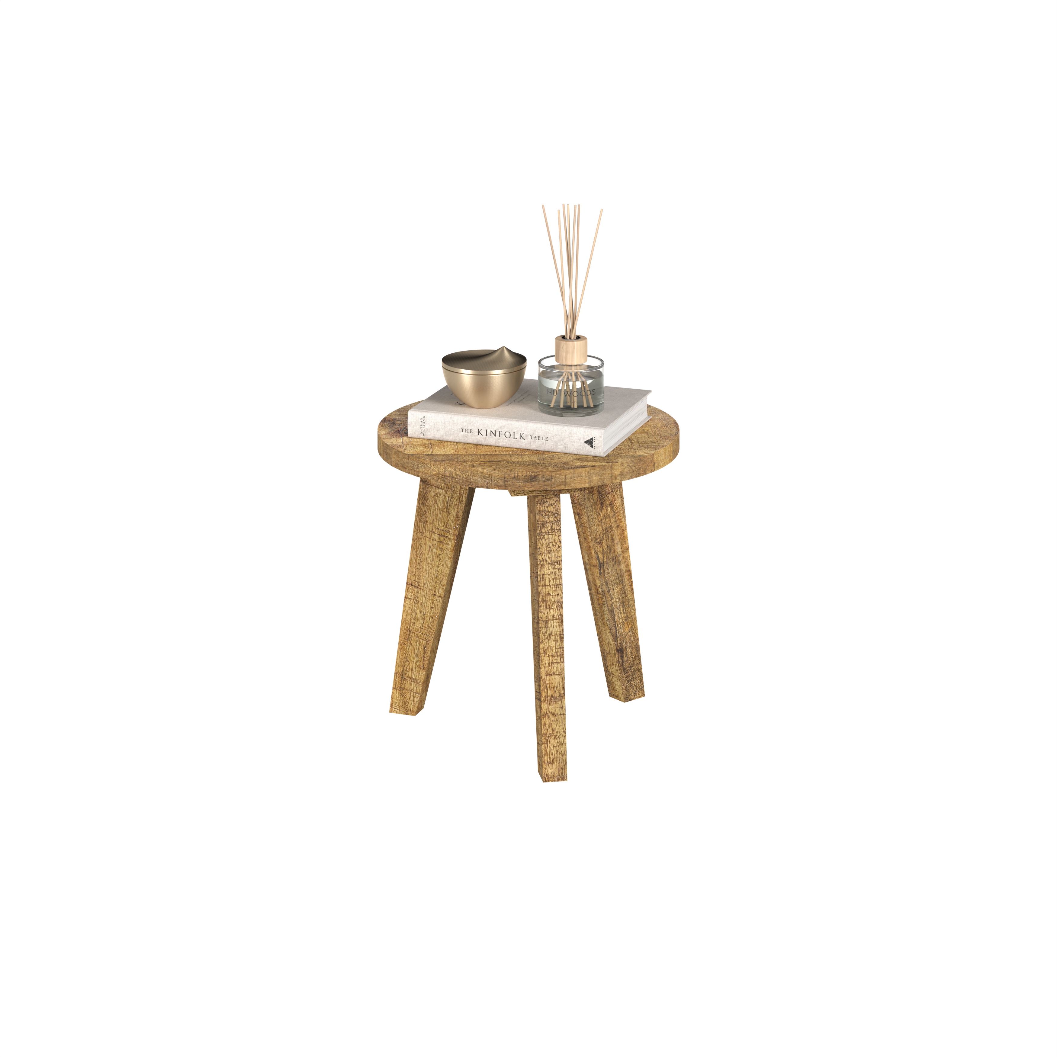 Beistelltisch, Mangoholz, Ø ca.32cm - MyStyle 1008