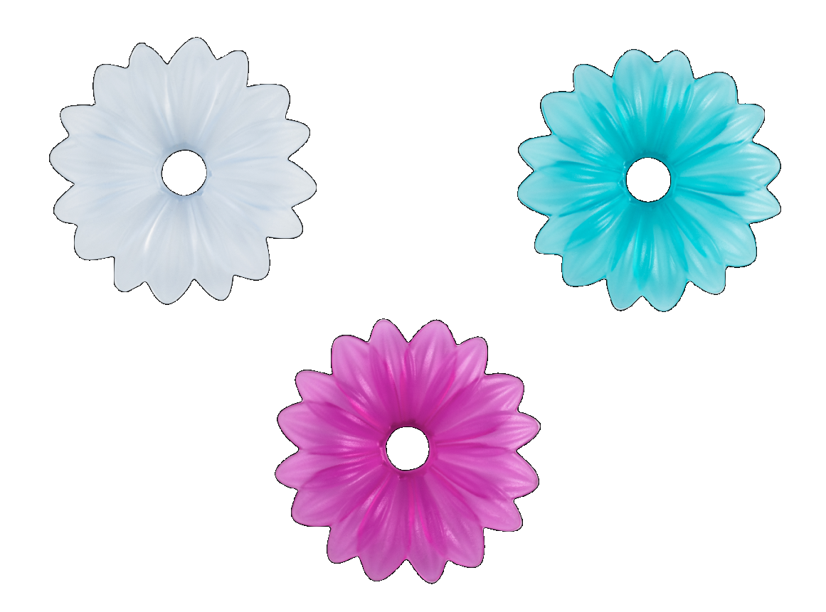 Trinkhalme 6er-Set + Bürste - colormix (TU/EBL/PI)