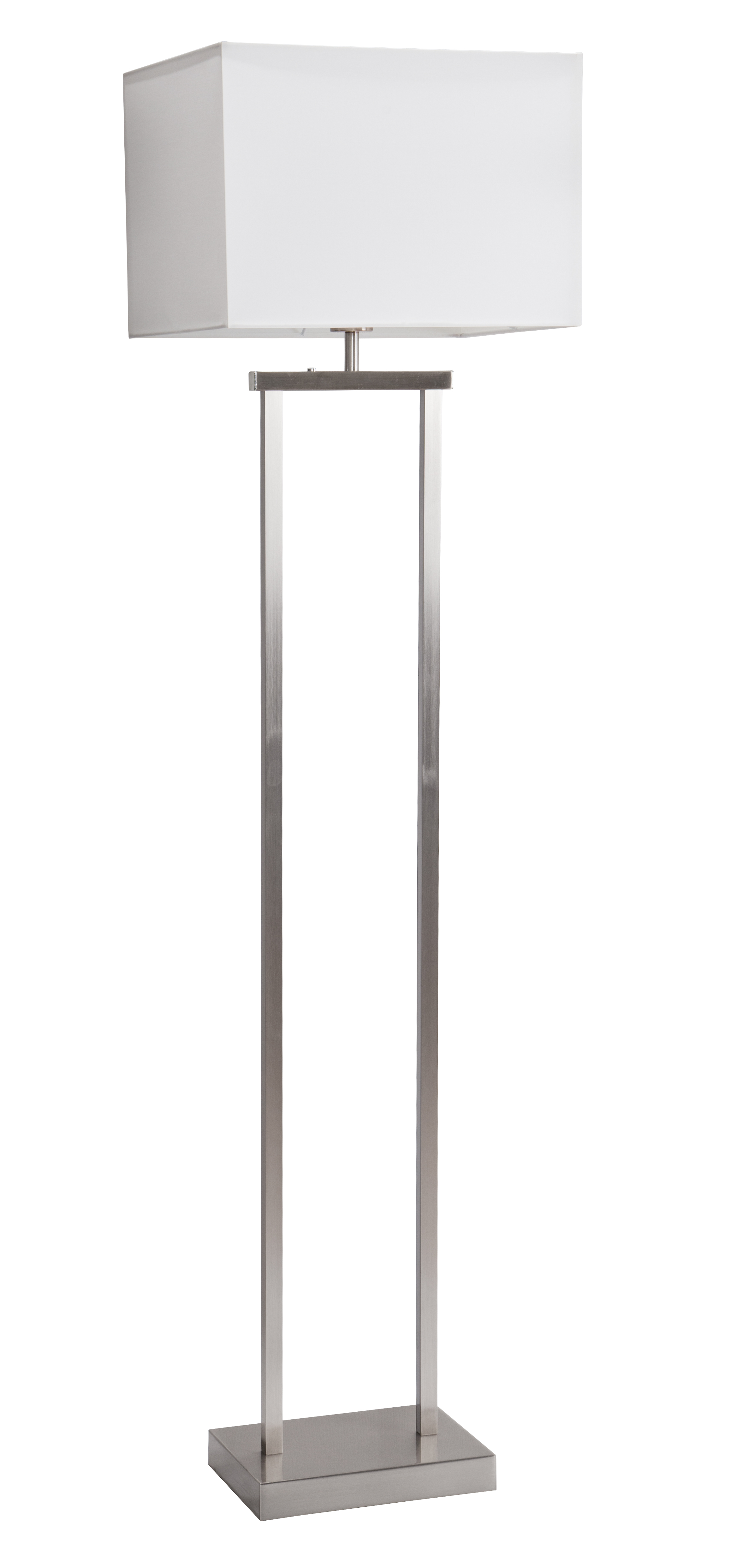 Stehleuchte SYDNEY - Metall Nickel matt, 1x E27 LED