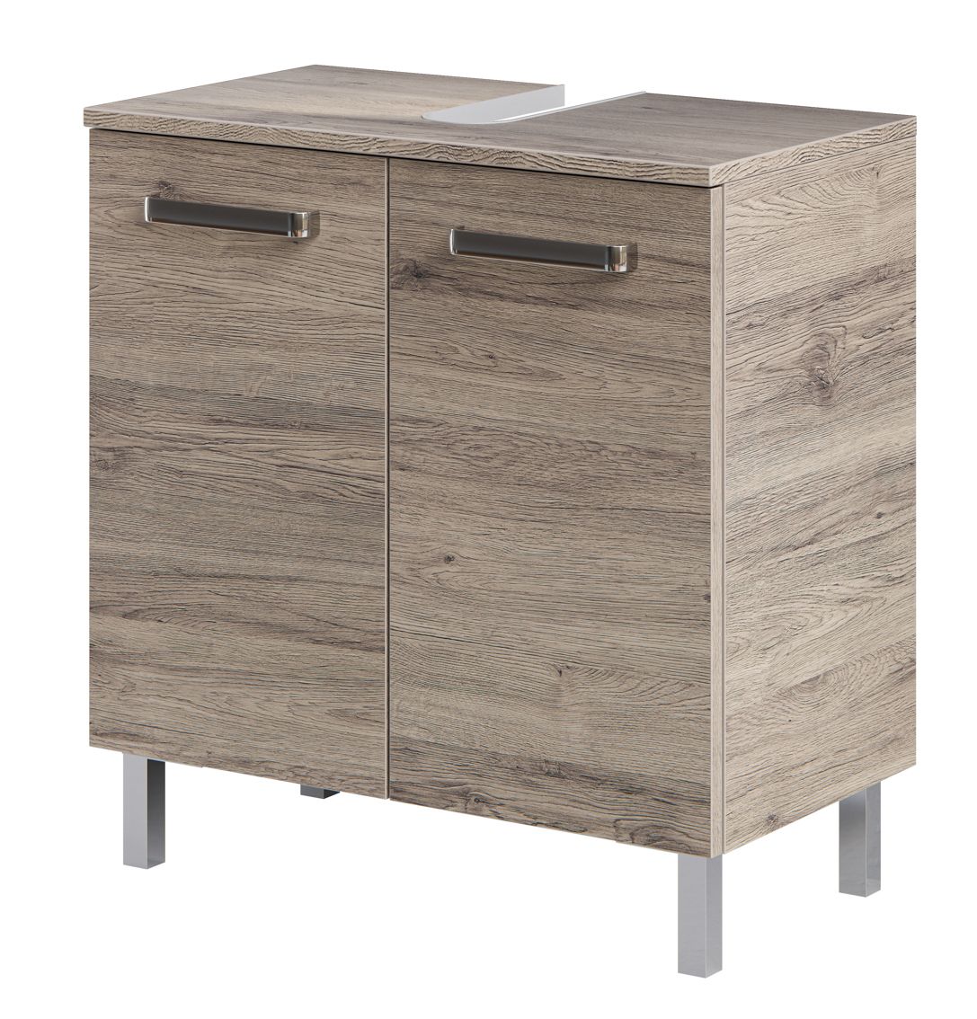 WT-Unterschrank, Eiche terra, 2 Türen - QUICKSET - 313
