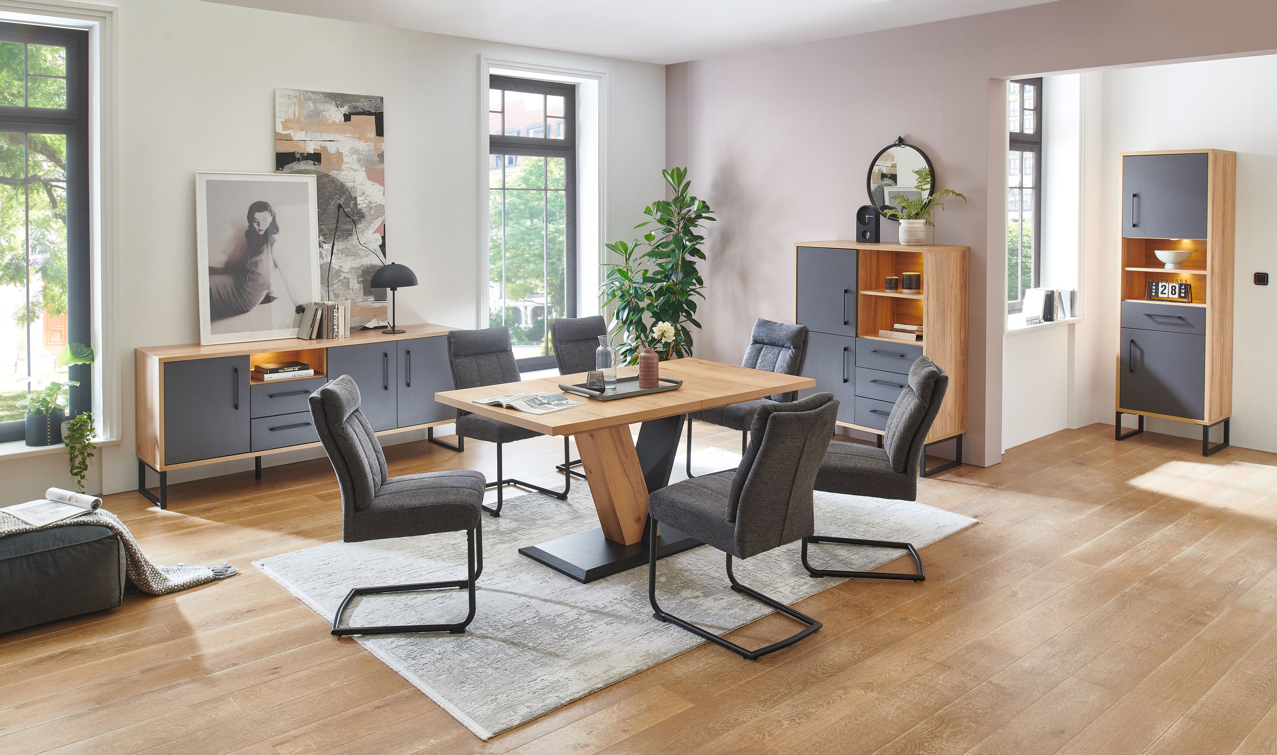 Ausziehtisch, Dekor wild-oak - KS23 Tarn