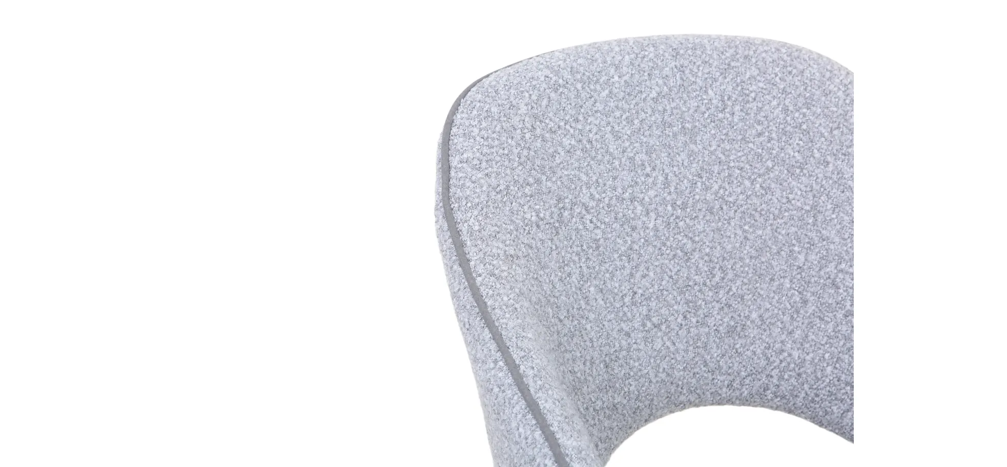 Vierfußstuhl, grau - Meriem