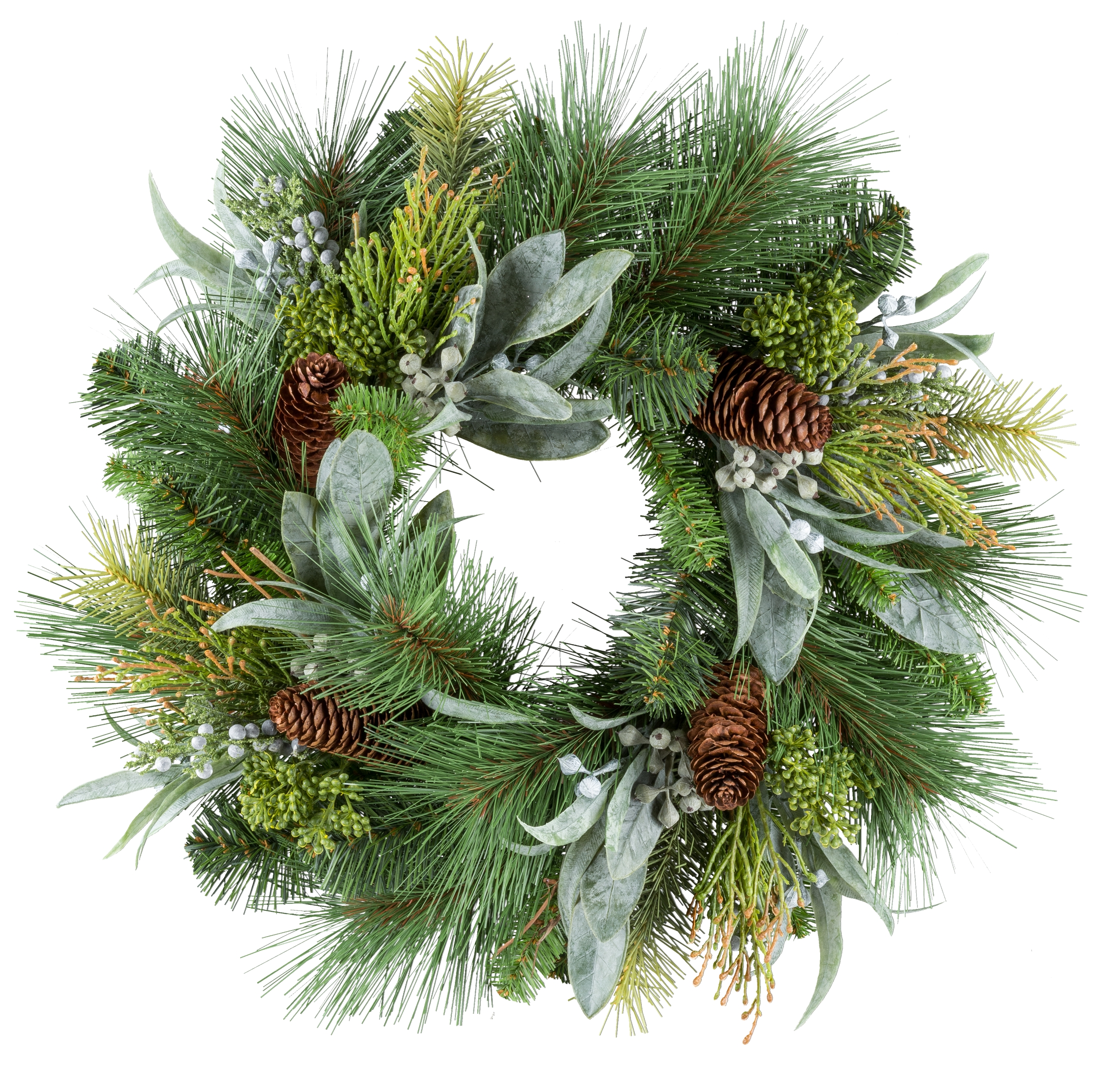 Tannenmixkranz - 45cm, grün