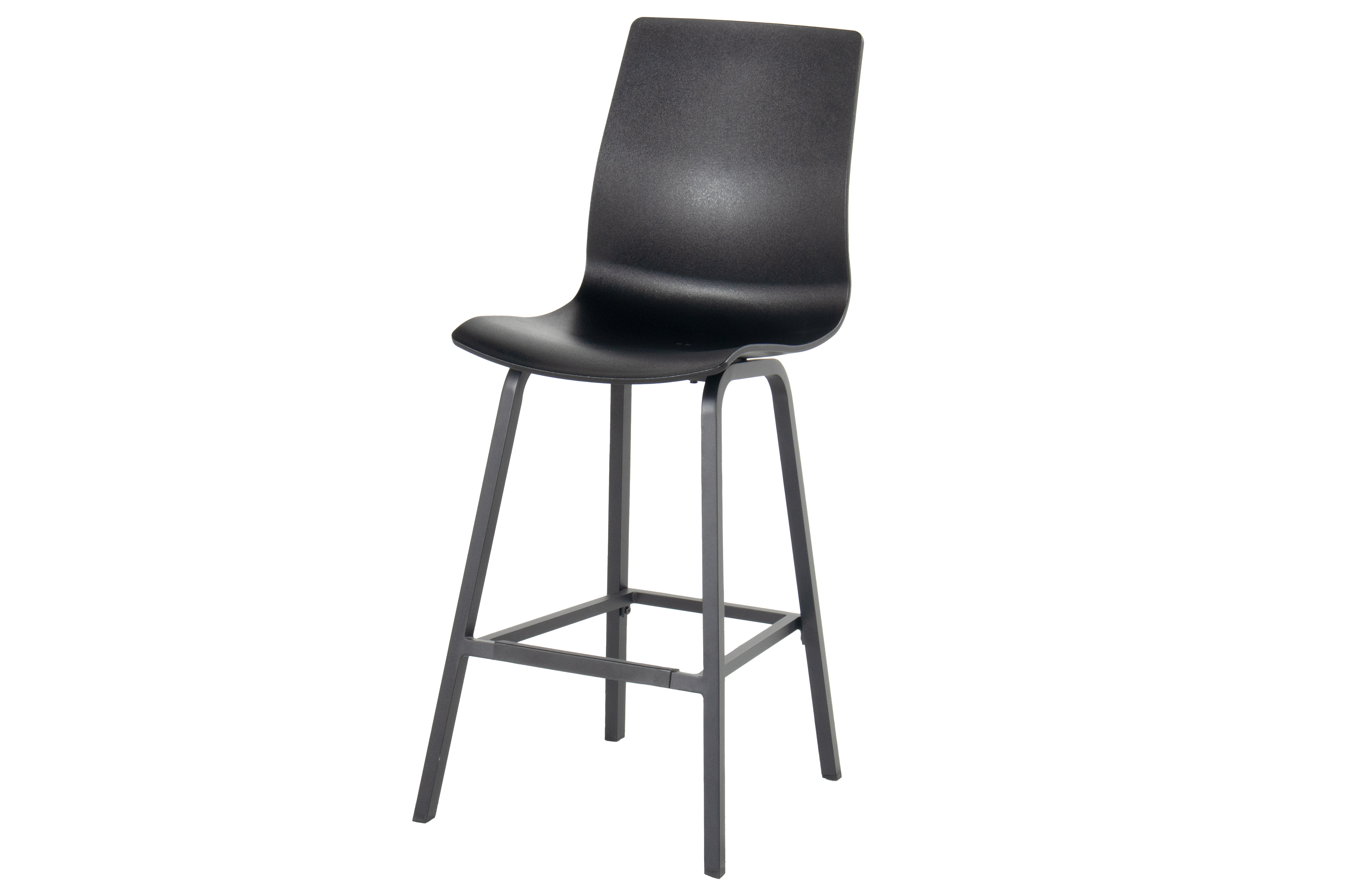 Barstuhl, Sitzschale Schwarz, Outdoor - SOPHIE