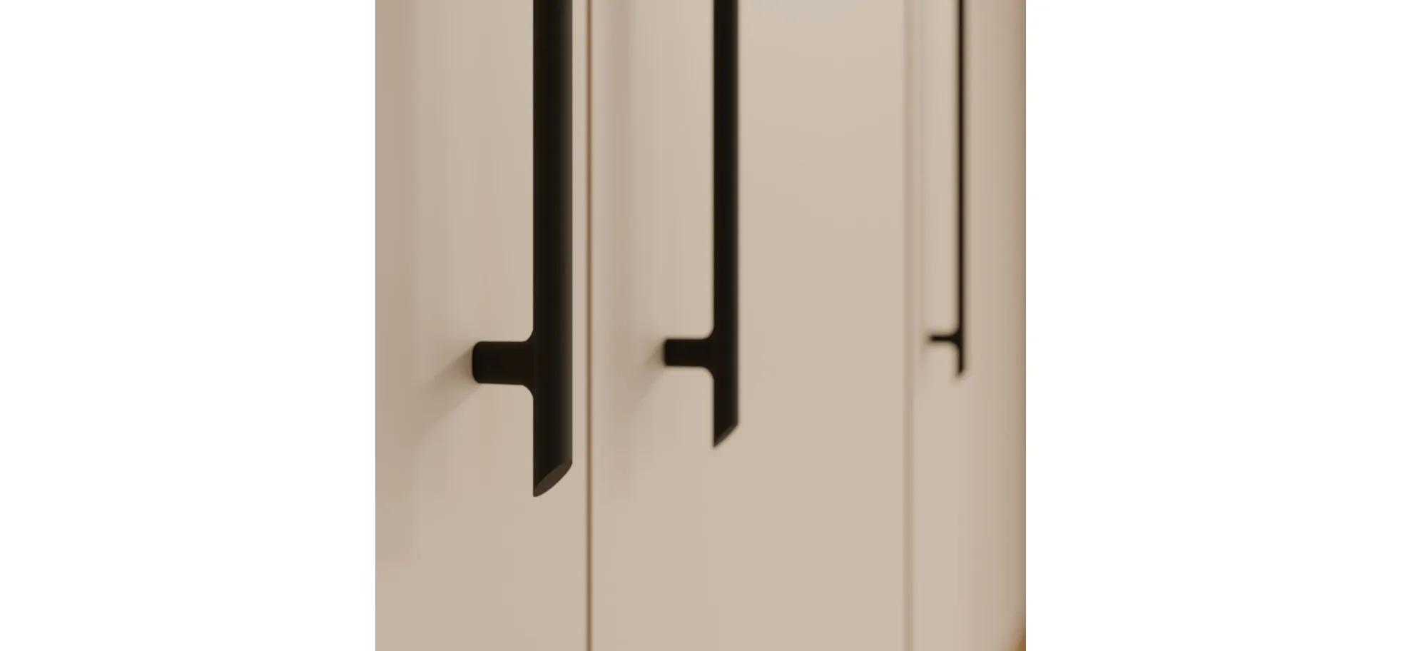 Drehtürenschrank, Dekor sand - Fathie