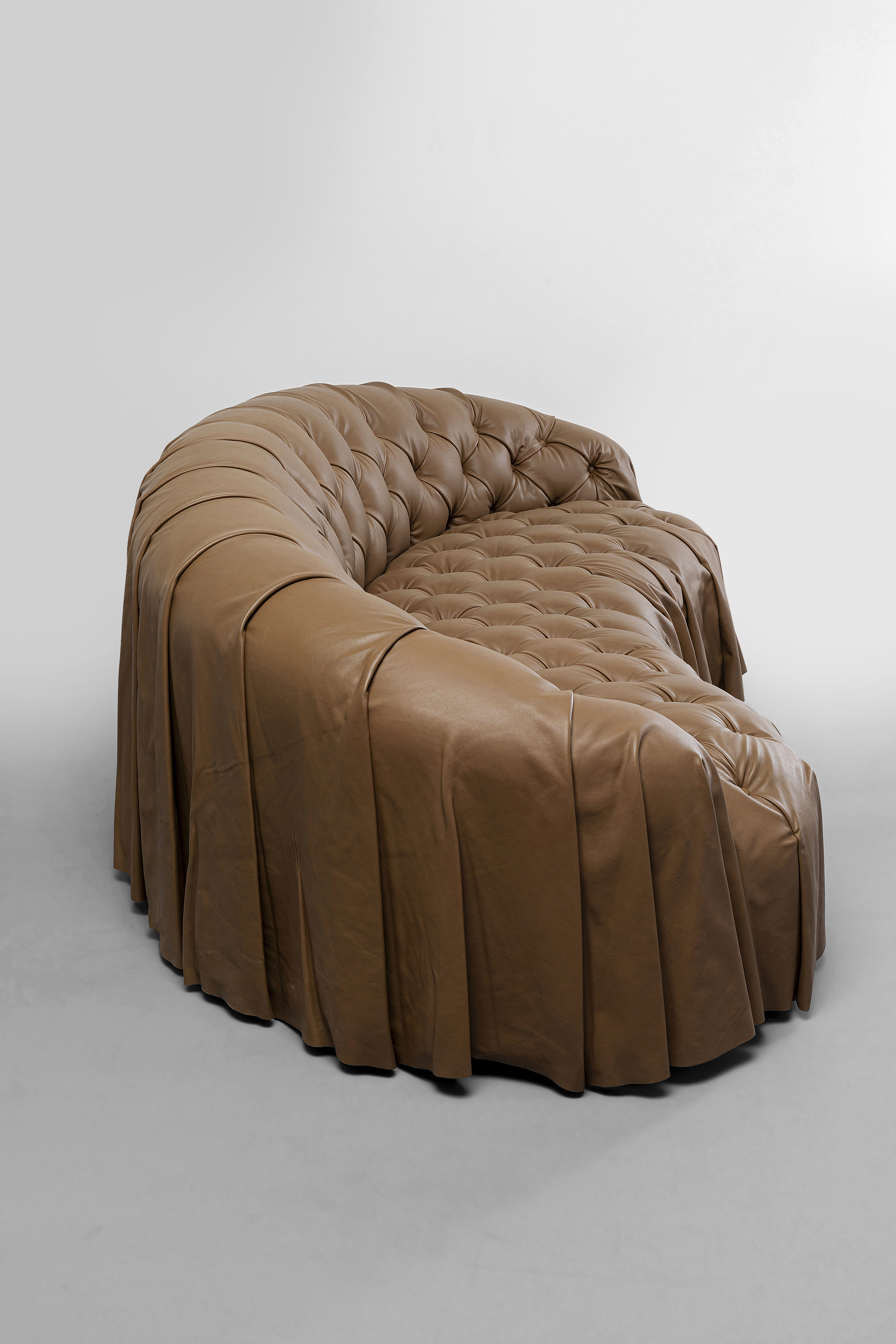 Sofa Drapes, Rindleder - Möbel