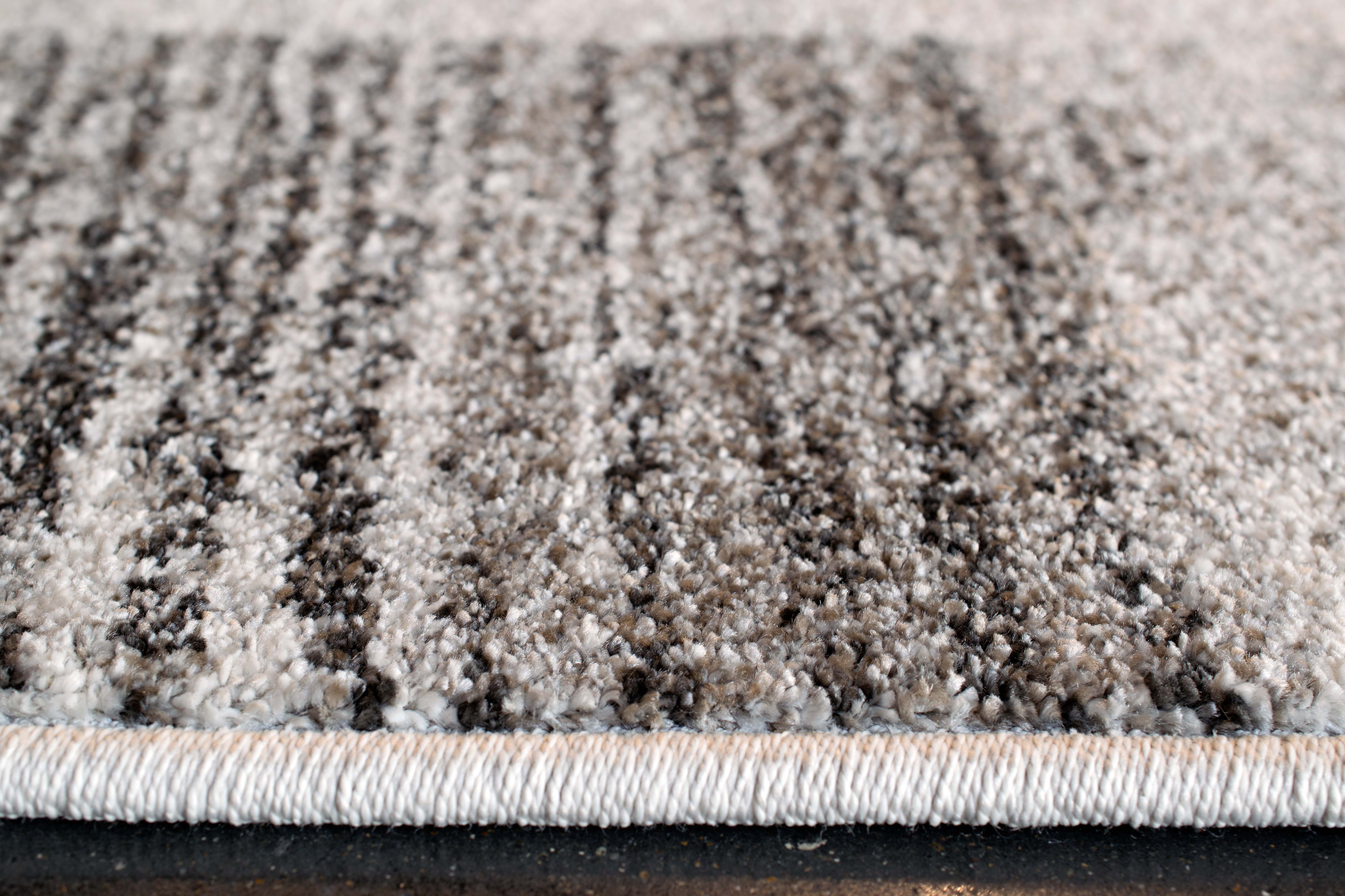 Webteppich, silber-grau-gold, 160x230 cm - Radison