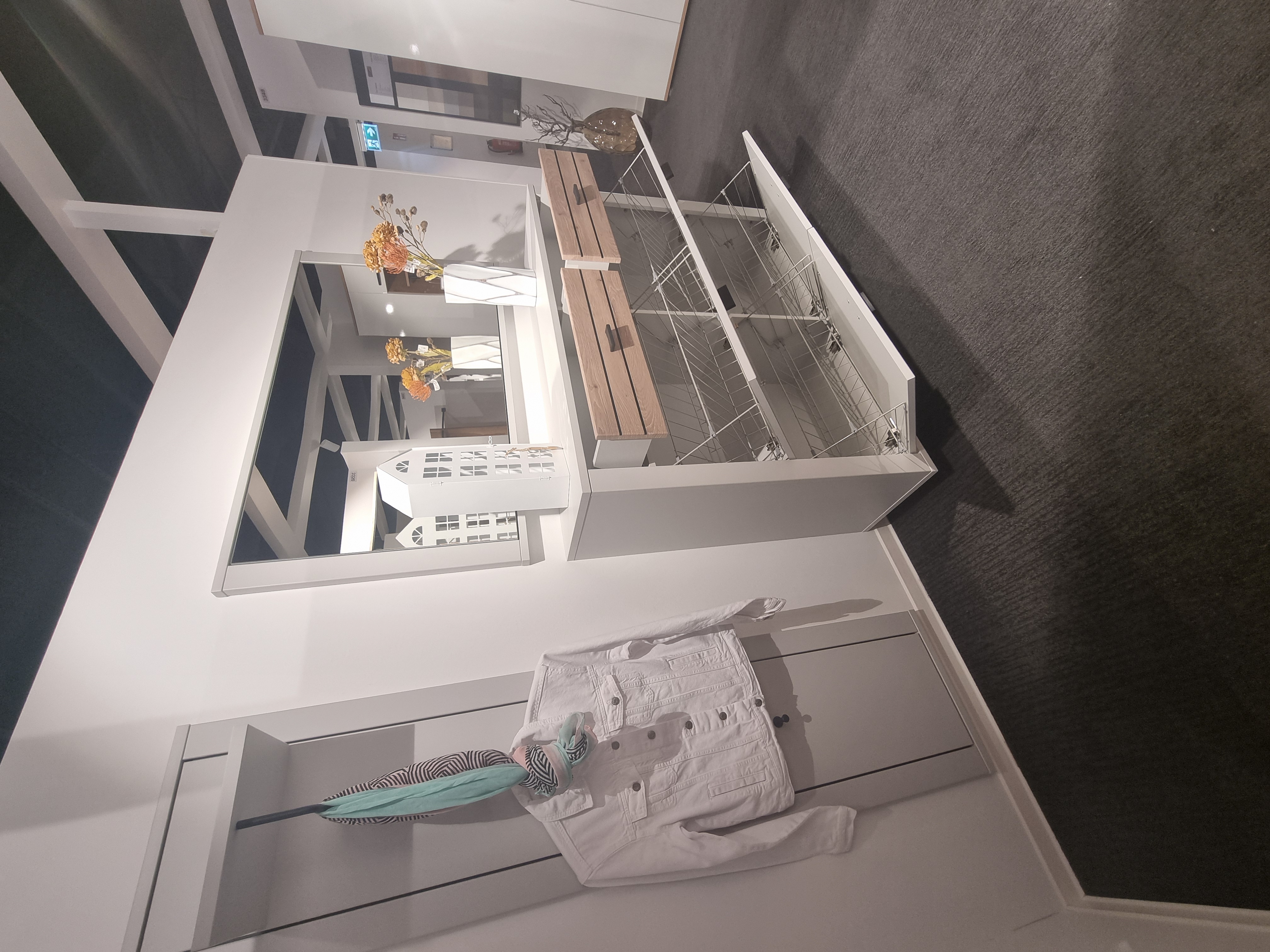 Garderobenkombi, white  - LS24 Graniti