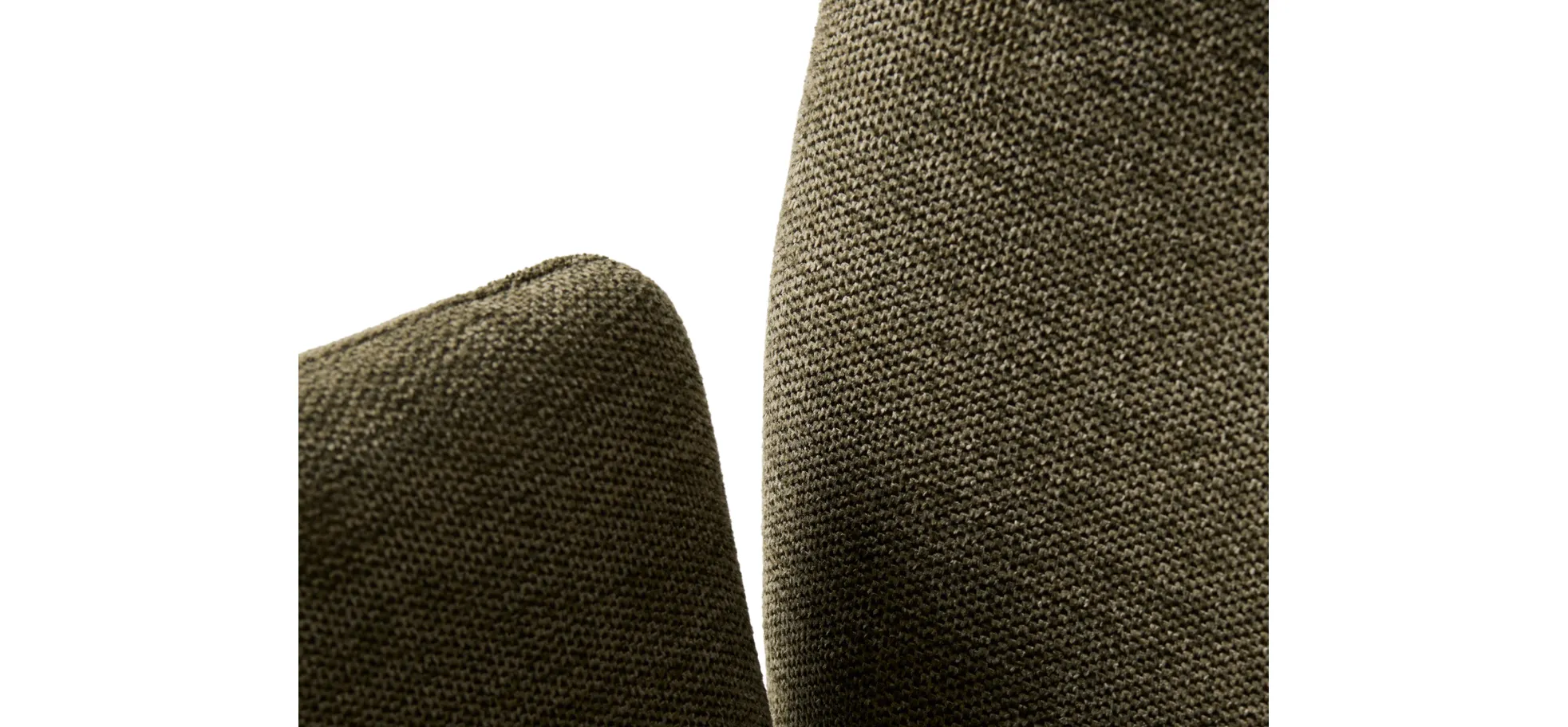 Armlehnstuhl, drehbar, Bouclé Olivgrün - Ulima