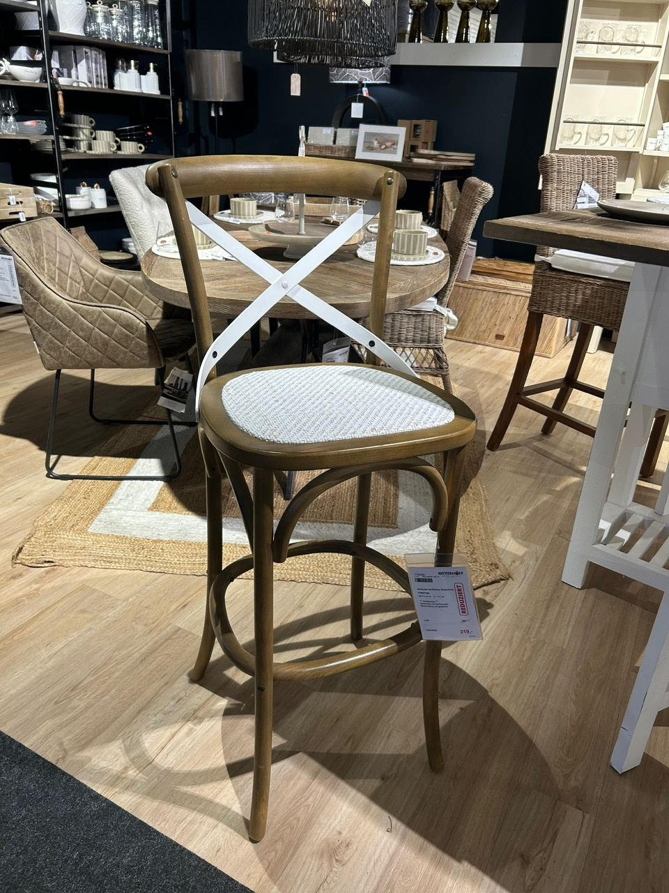 Barhocker St.Etienne, Eichenholz - FURNITURE