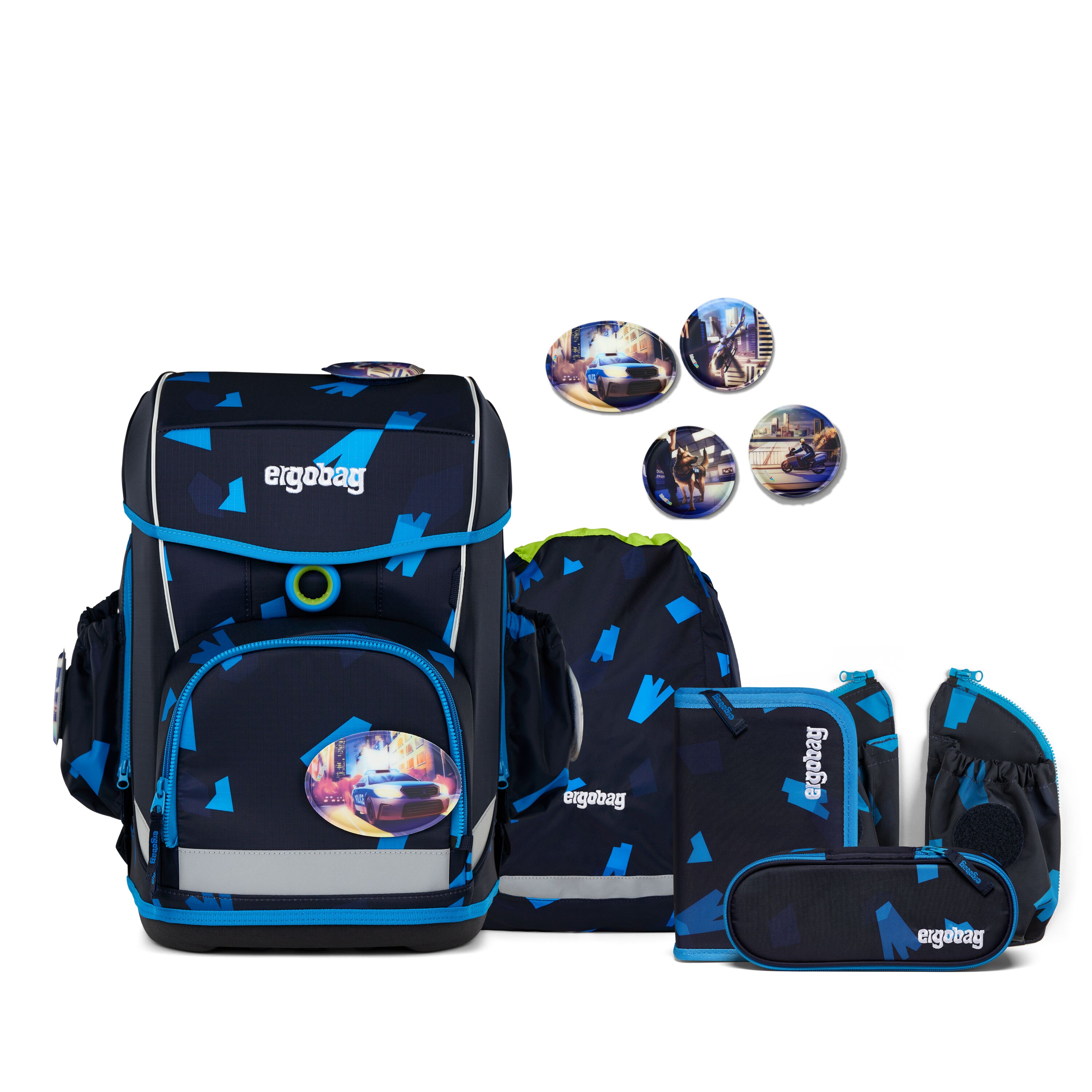egobag Schulranzenset VerfolgBärjagd - cubo light