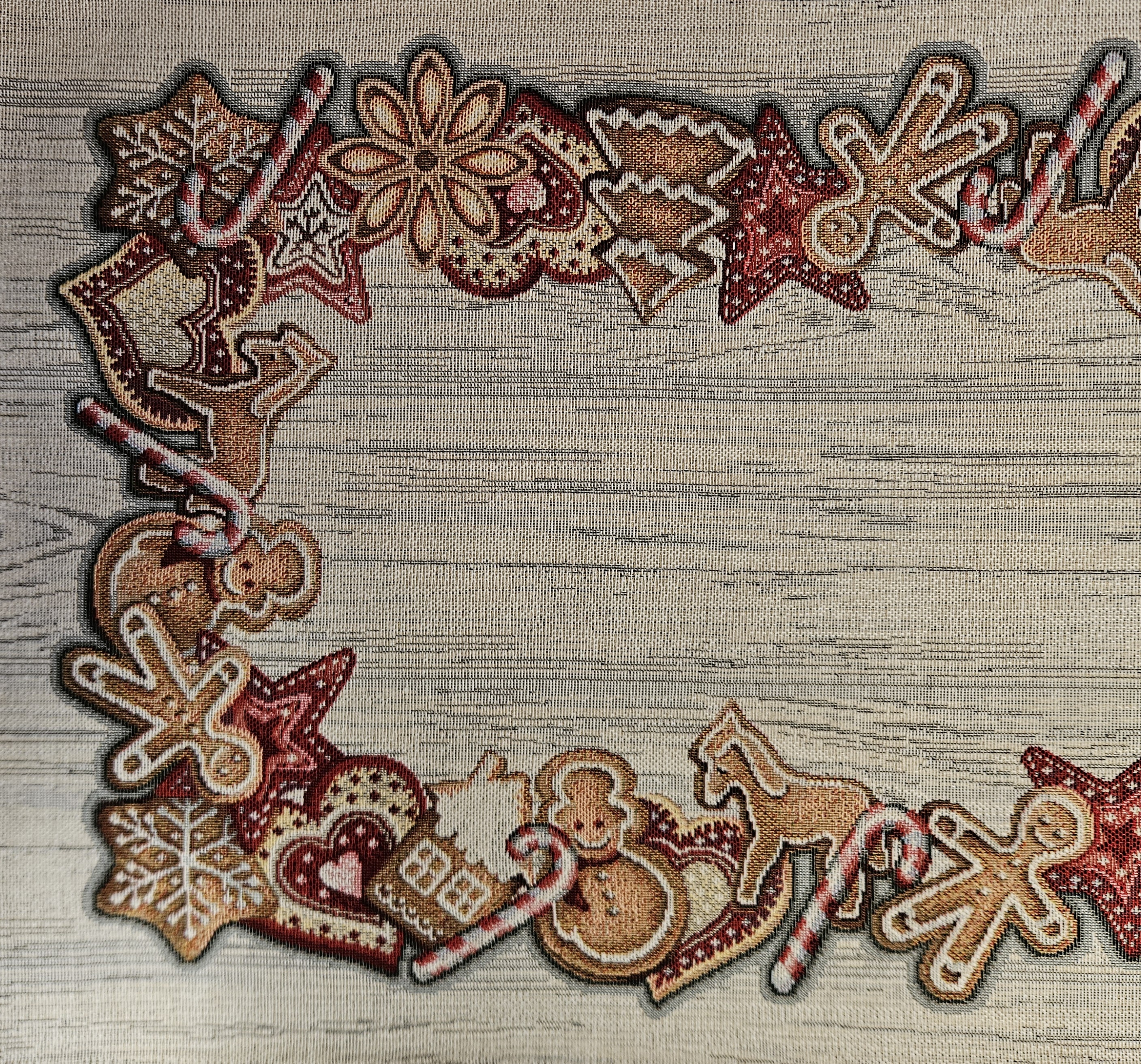 Tischset Weihnachtsgobelin - 38x48cm, Lebkuchen