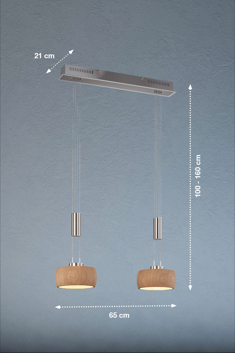Pendelleuchte - Shine Wood