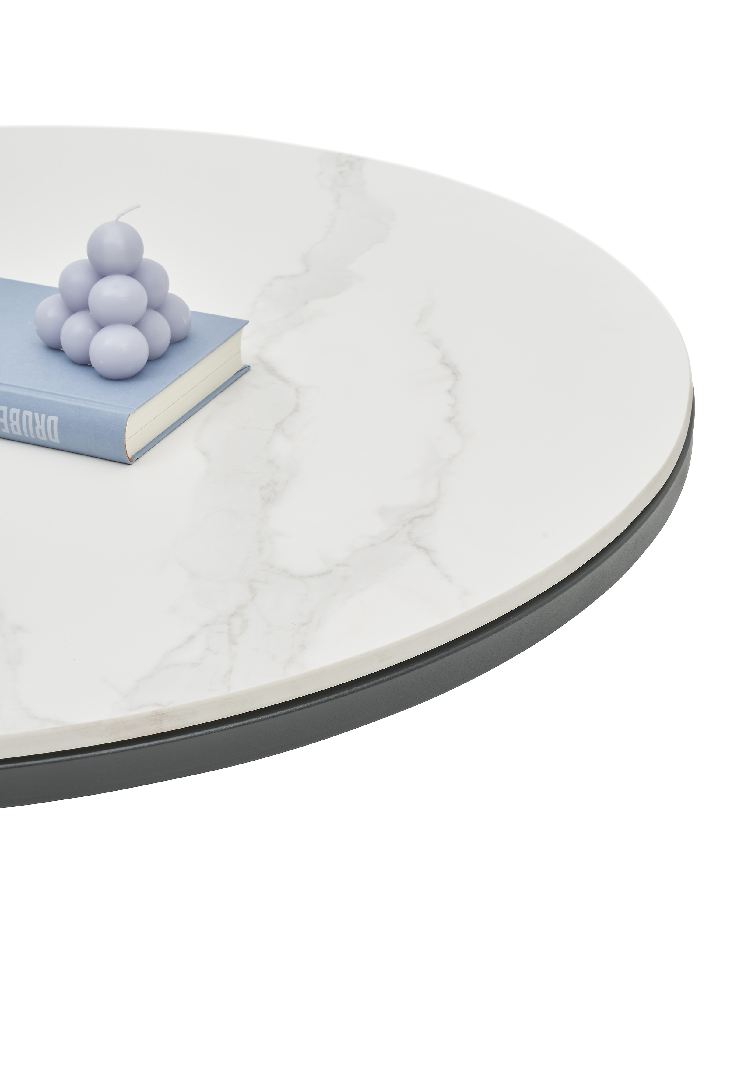 Couchtisch, 2-er Set, weiß/schwarz - MyStyle 1045