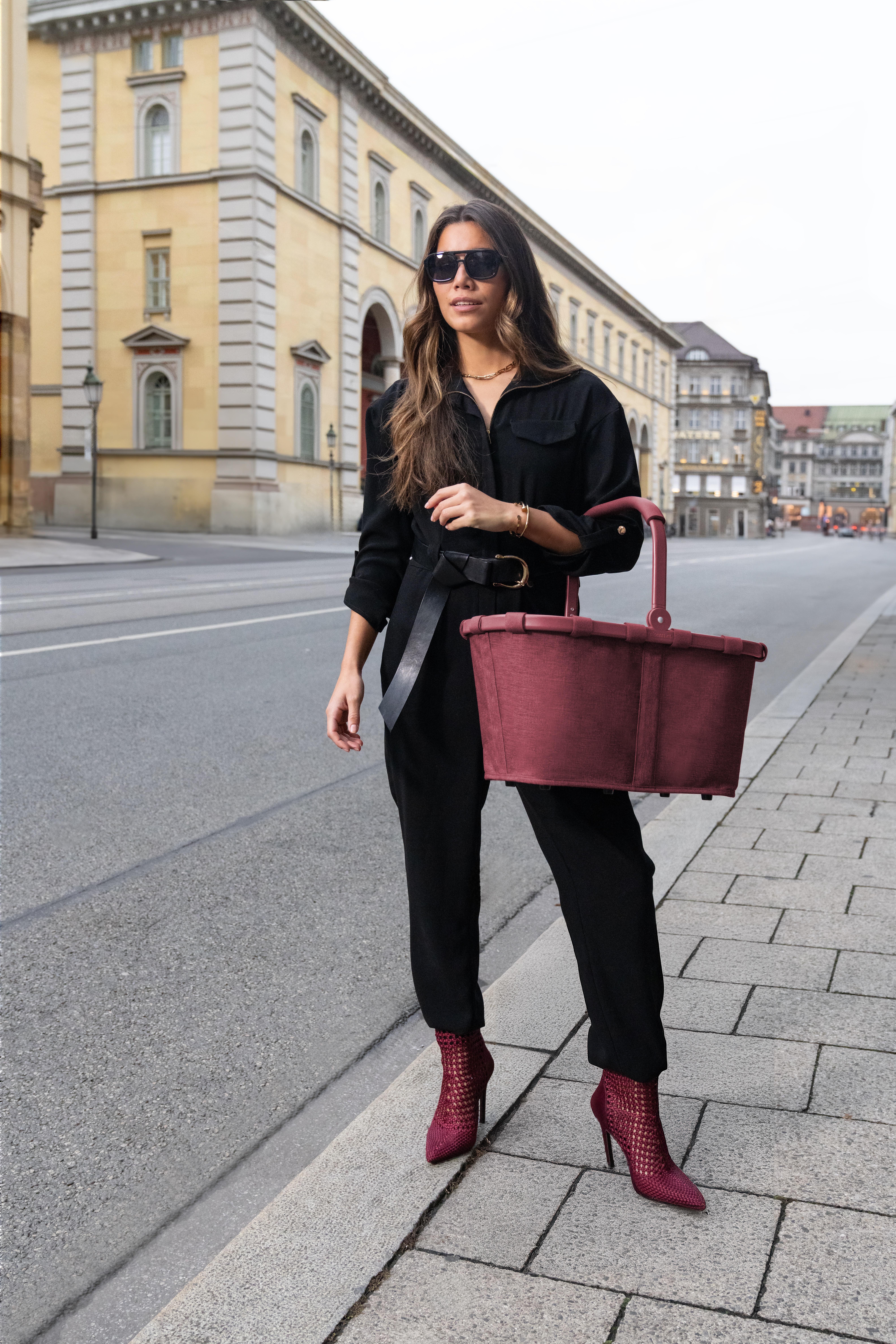 reisenthel, Einkaufskorb carrybag - twist maroon