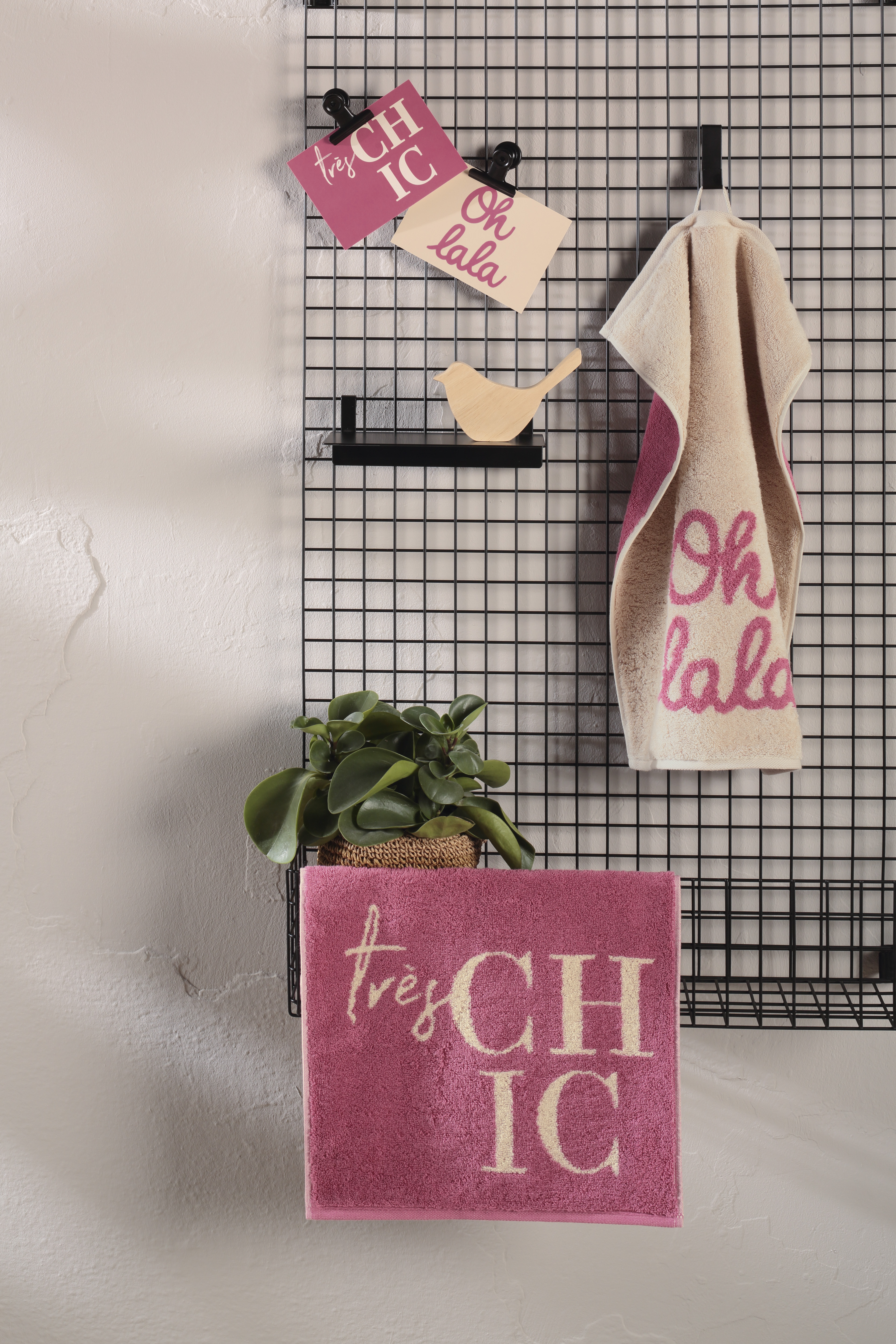 Gästetuch Postcards Towels Edition - 30x50cm, Oh lala