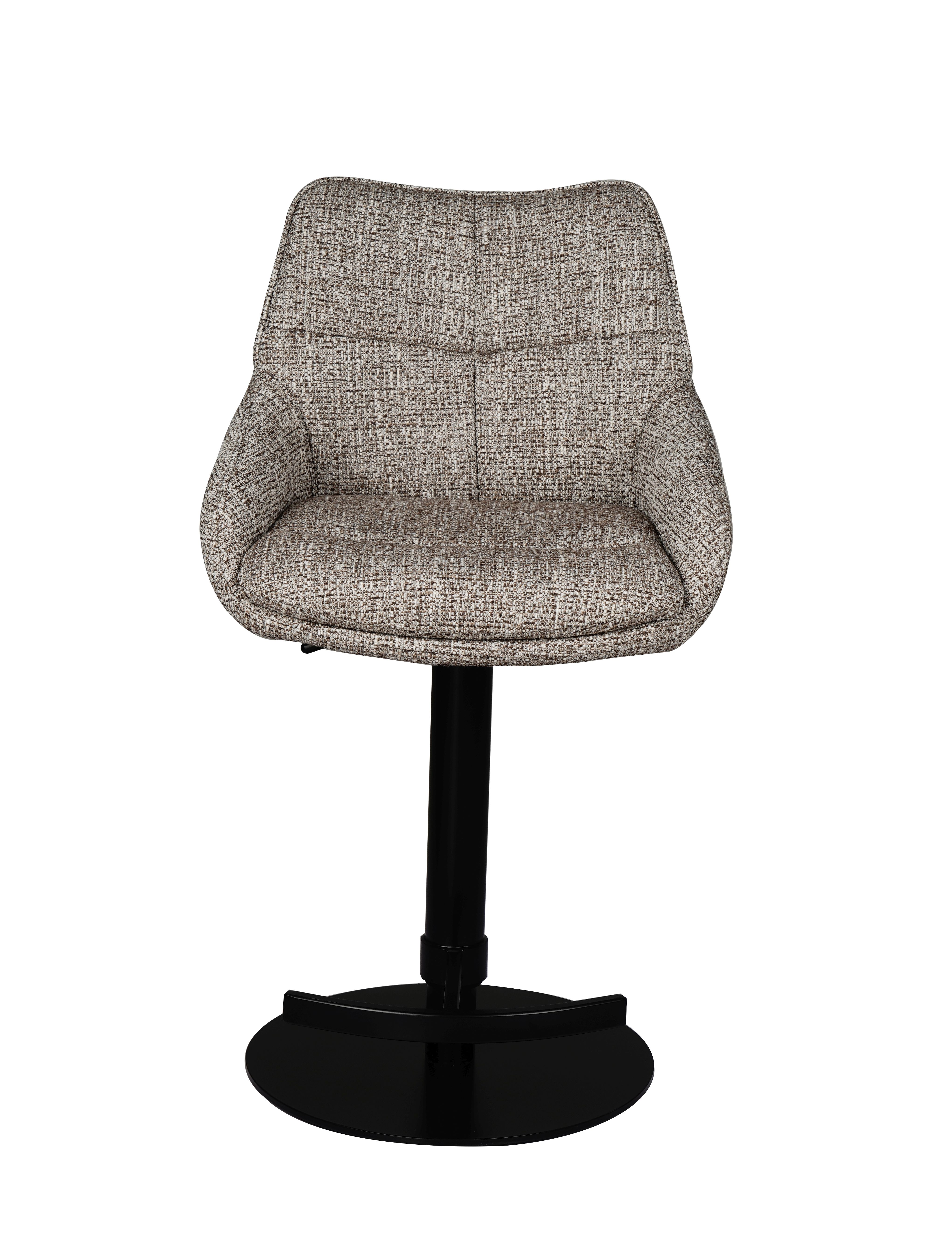 Barhocker, Stoff braun  - Mattea