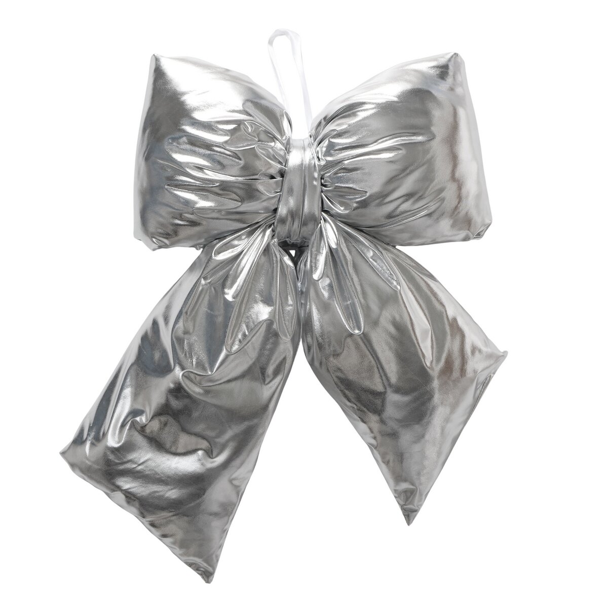 Dekoanhänger Bowy - L 49,00 cm, H 60,00 cm, silber