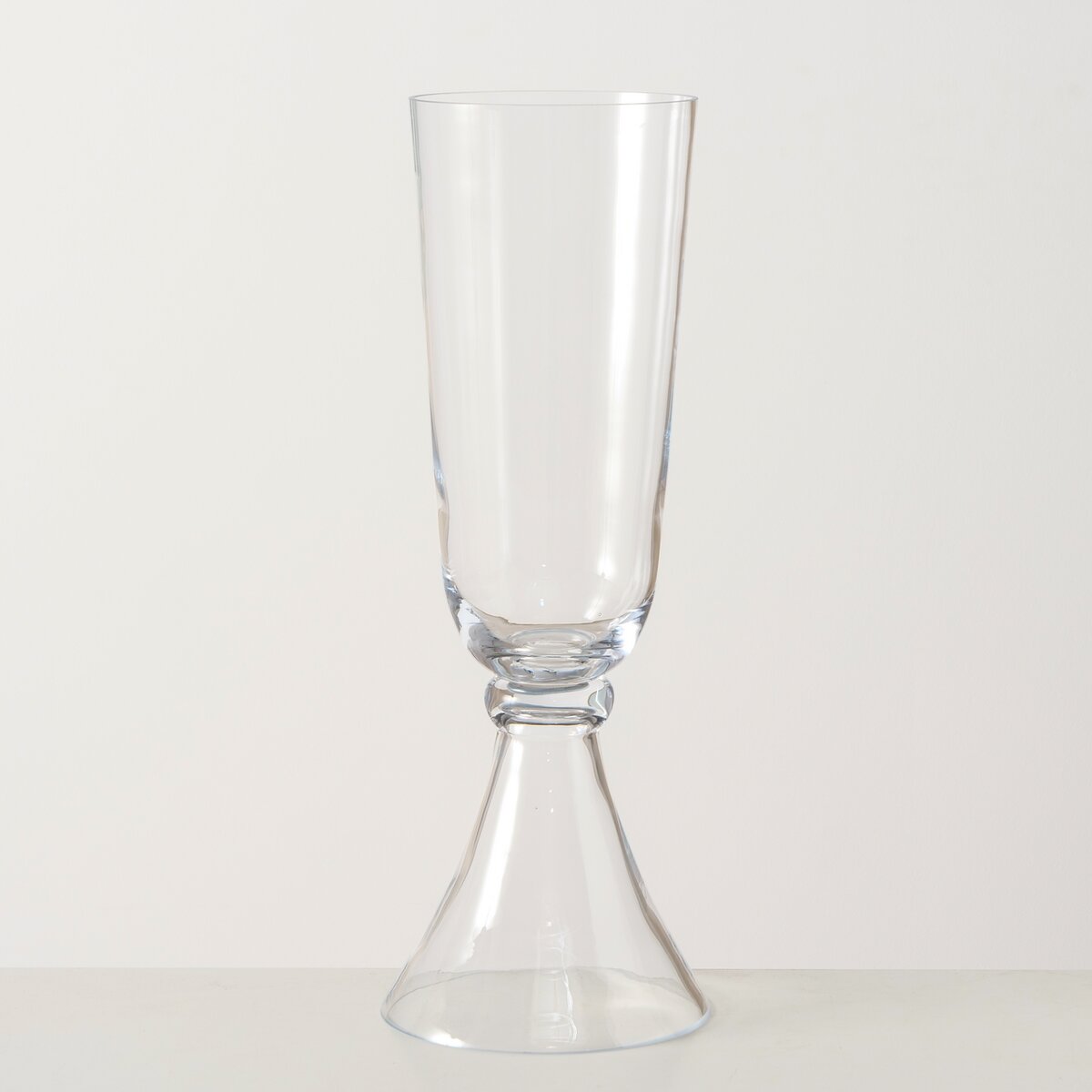 Vase Leandra - H 59,00 cm, Klarglas