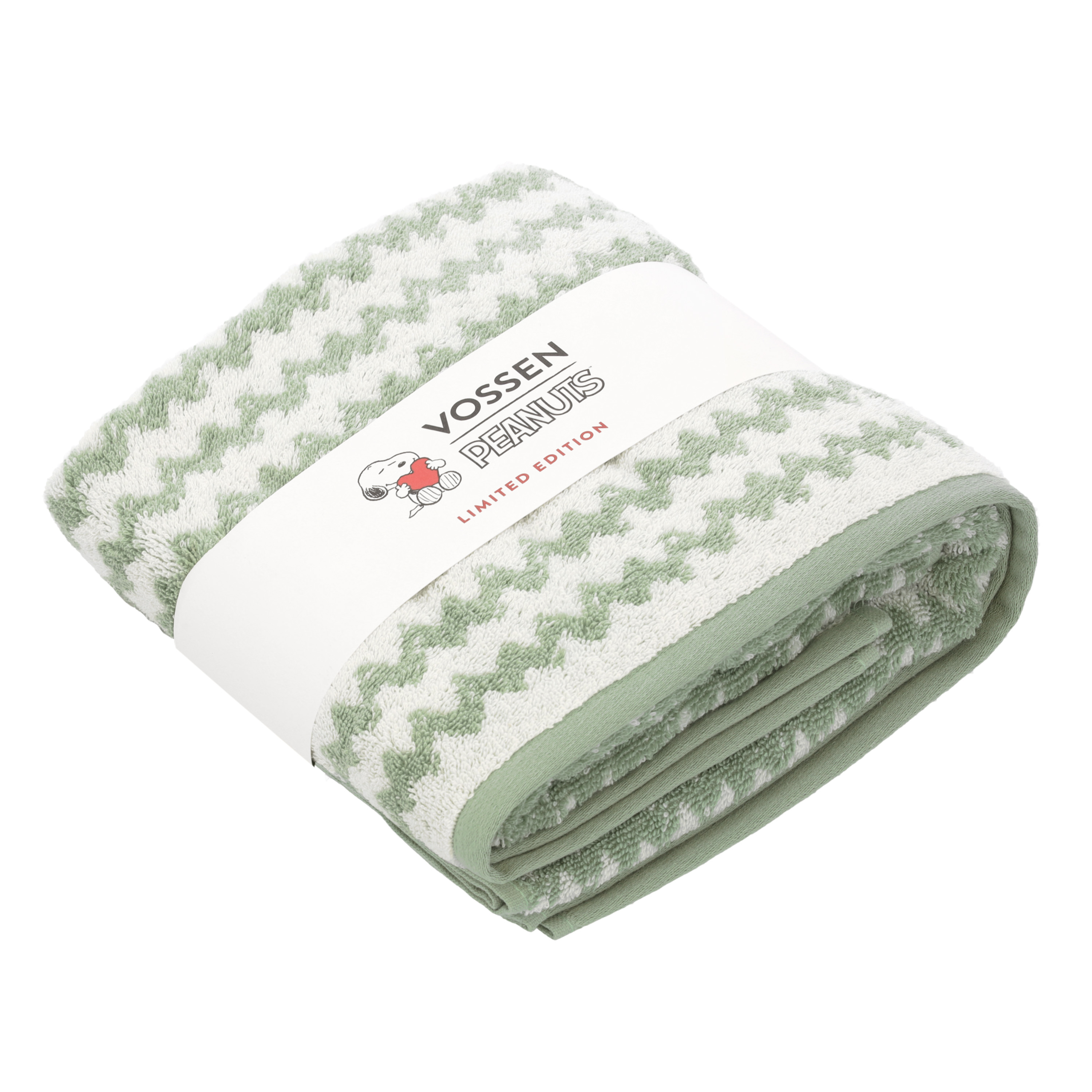 Duschtuch Charlie Brown - 67 x 140cm, eucalyptus