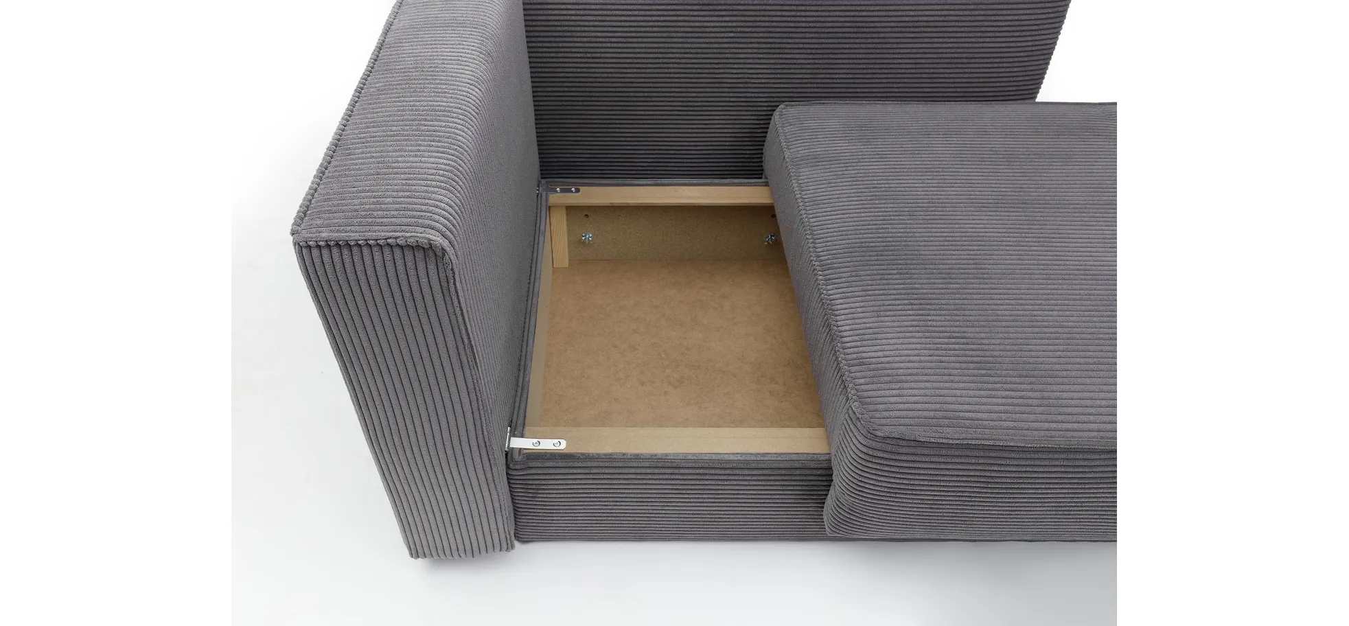 Sofa, Recamiere, Jadyn  - Querschläfer mit Stauraum