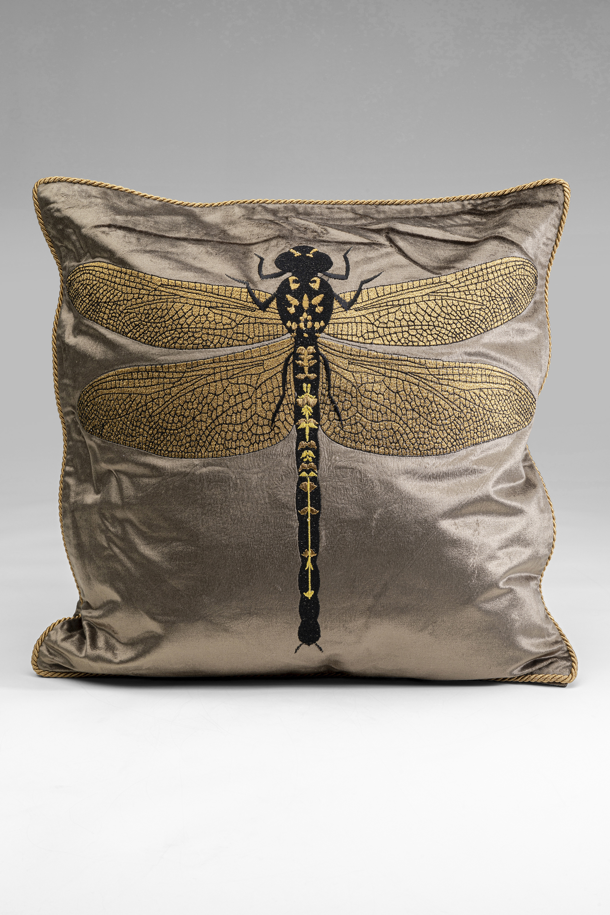 Kissen Glitter Dragonfly, braun - Accessoires
